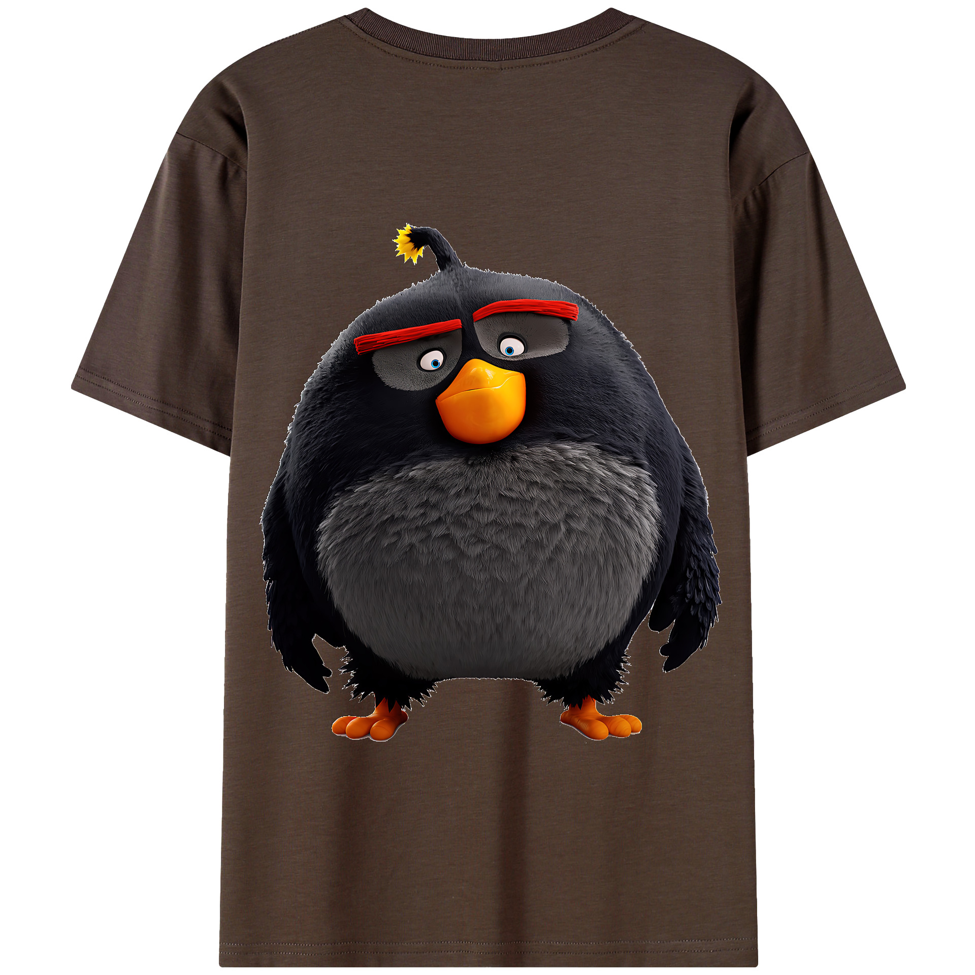 （画像用） Angry Birds アングリーバード 綿100％半袖Tシャツ（背面プリント）