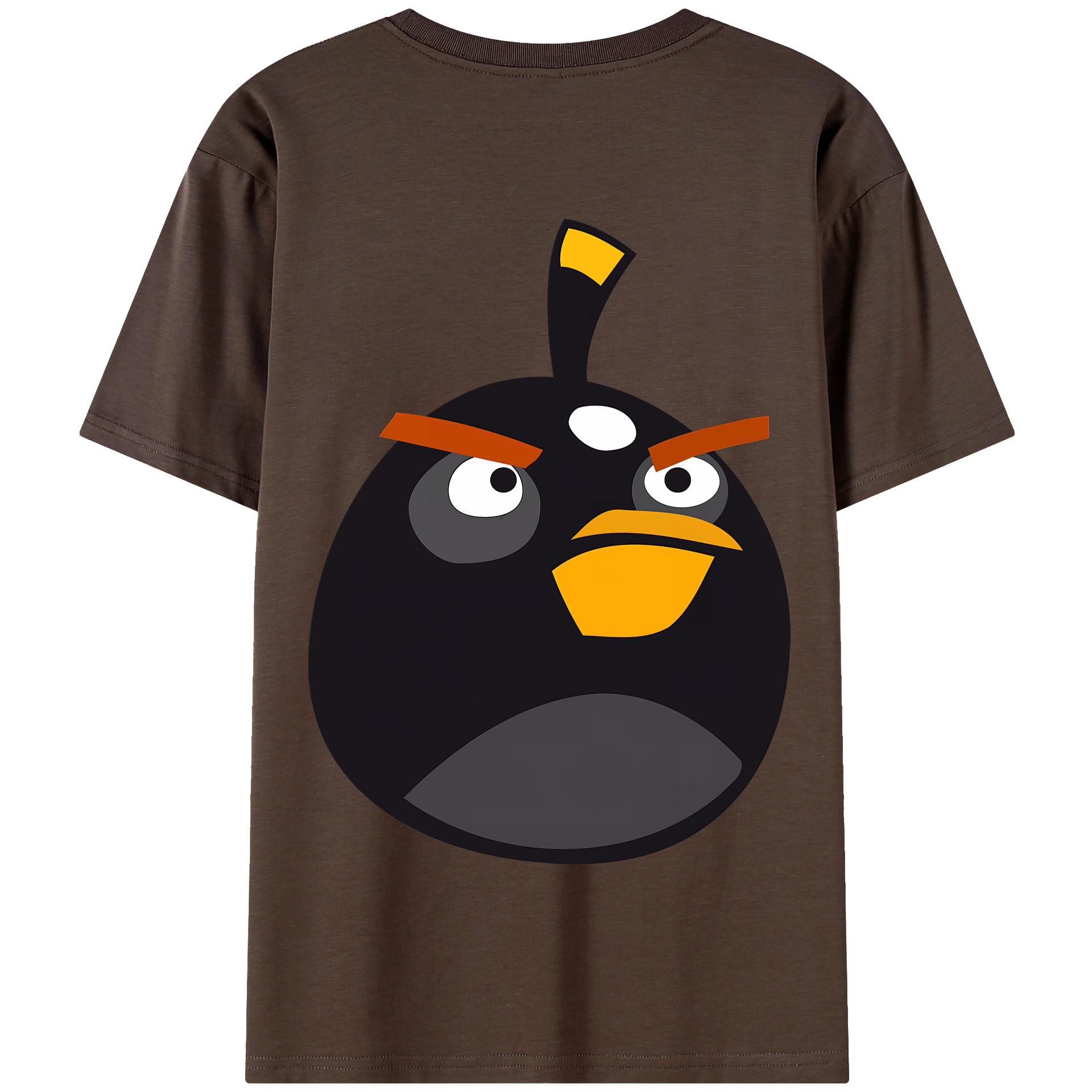 （画像用） Angry Birds アングリーバード 綿100％半袖Tシャツ（背面プリント）