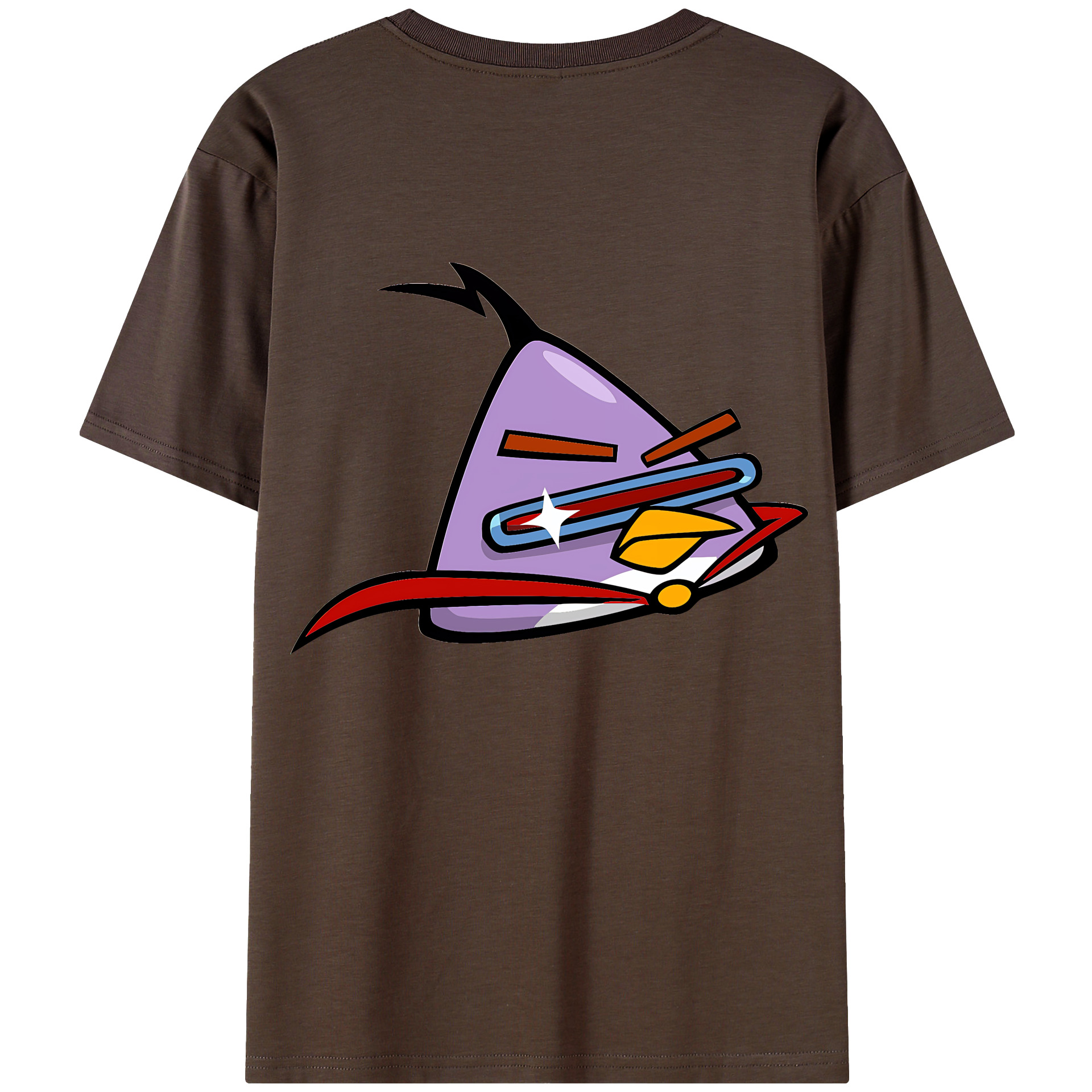 （画像用） Angry Birds アングリーバード 綿100％半袖Tシャツ（背面プリント）