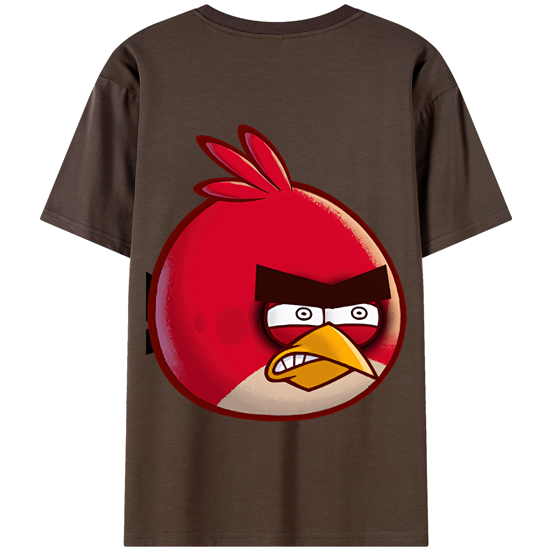 （画像用） Angry Birds アングリーバード 綿100％半袖Tシャツ（背面プリント）