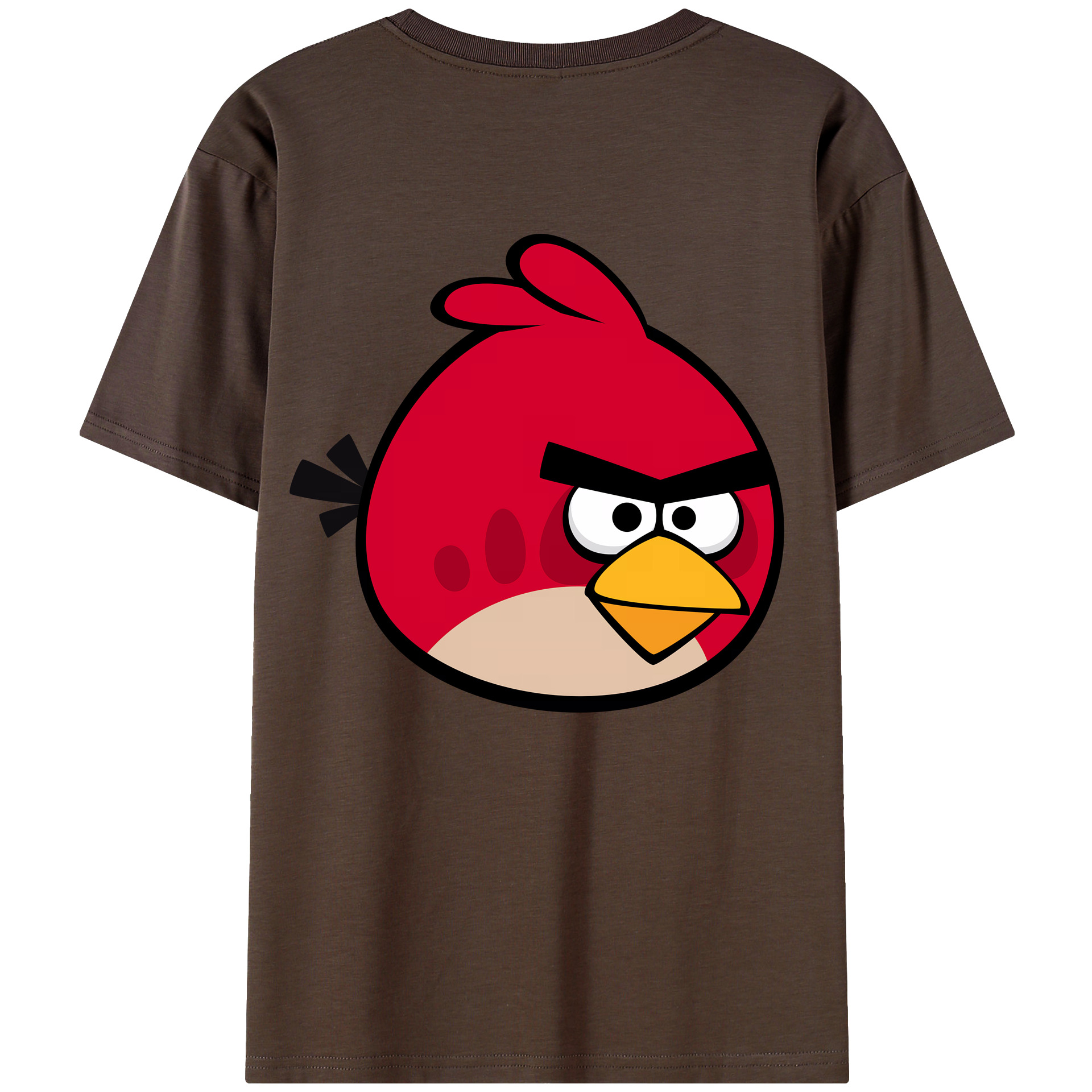 （画像用） Angry Birds アングリーバード 綿100％半袖Tシャツ（背面プリント）