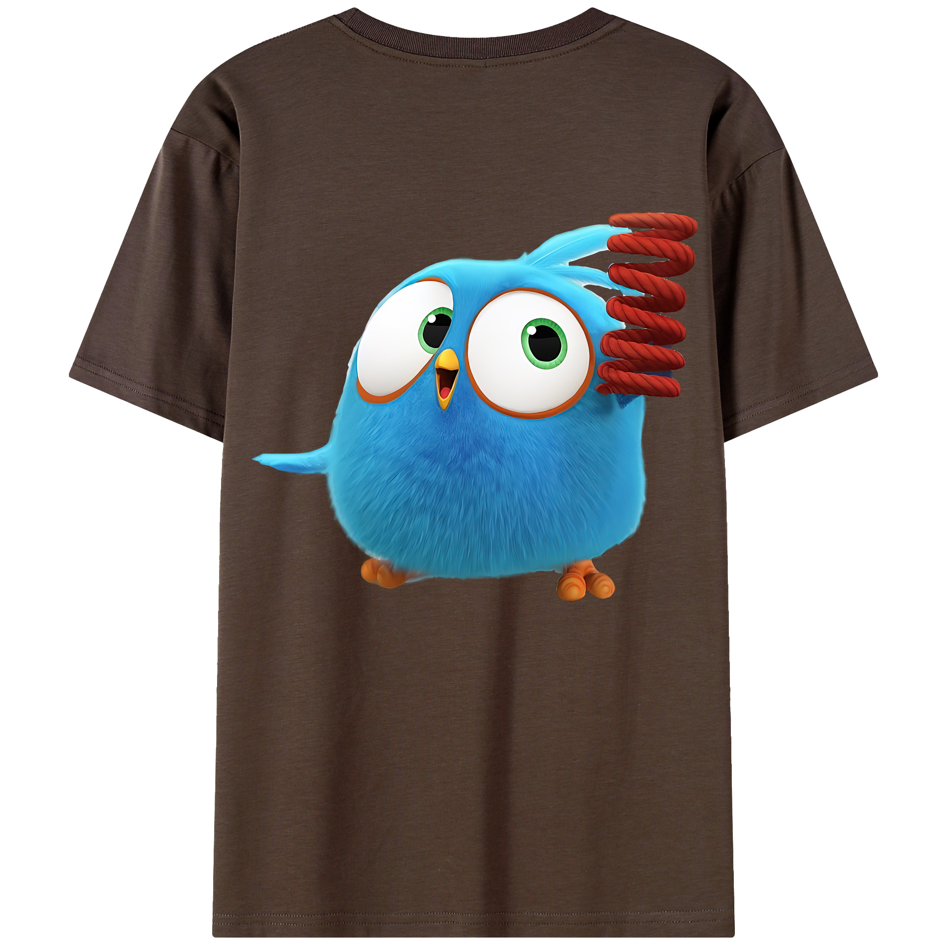 （画像用） Angry Birds アングリーバード 綿100％半袖Tシャツ（背面プリント）