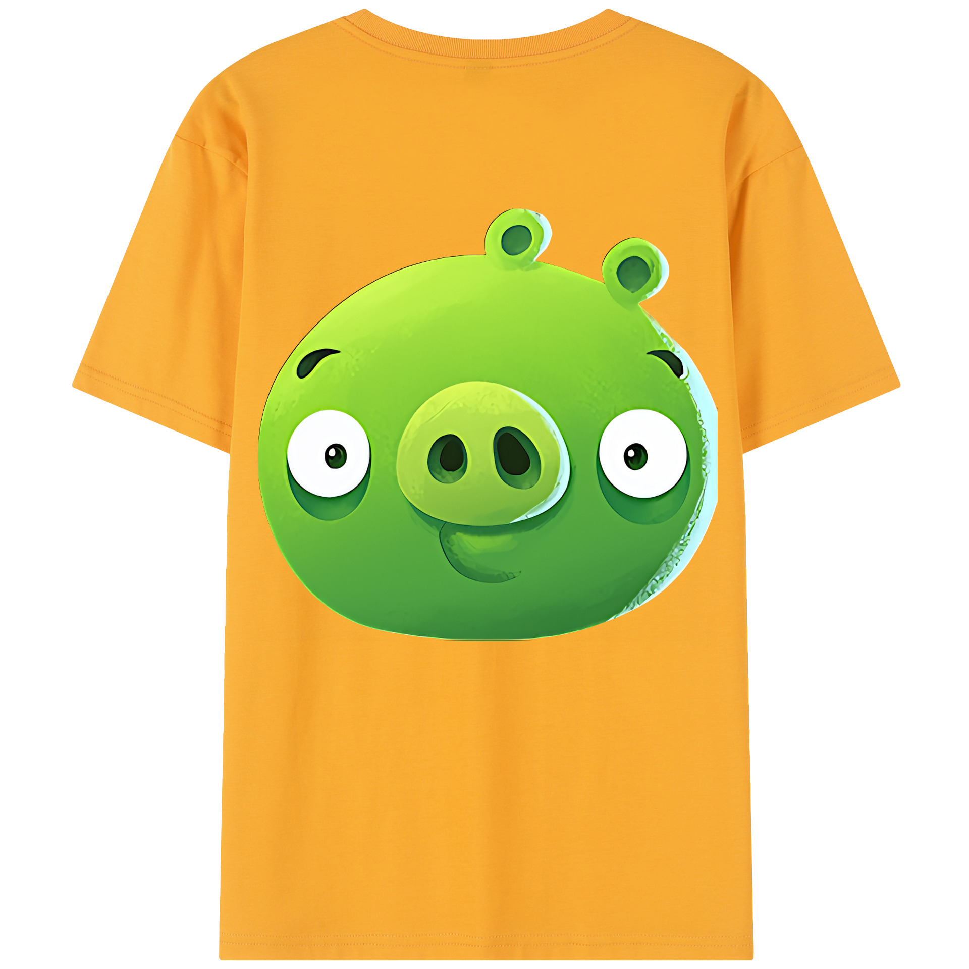 （画像用） Angry Birds アングリーバード 綿100％半袖Tシャツ（背面プリント）