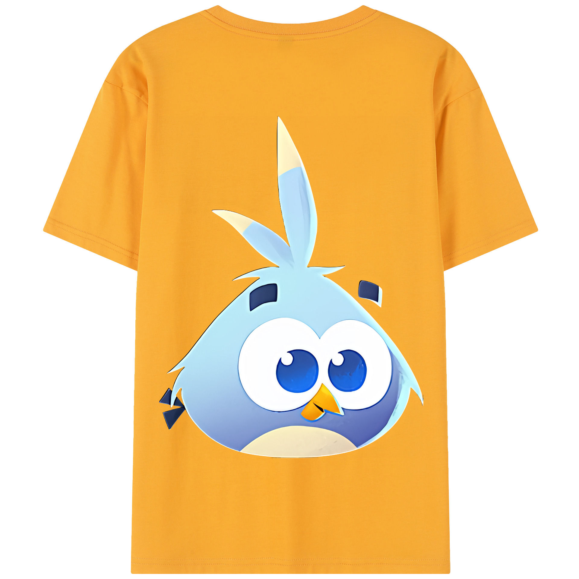 （画像用） Angry Birds アングリーバード 綿100％半袖Tシャツ（背面プリント）