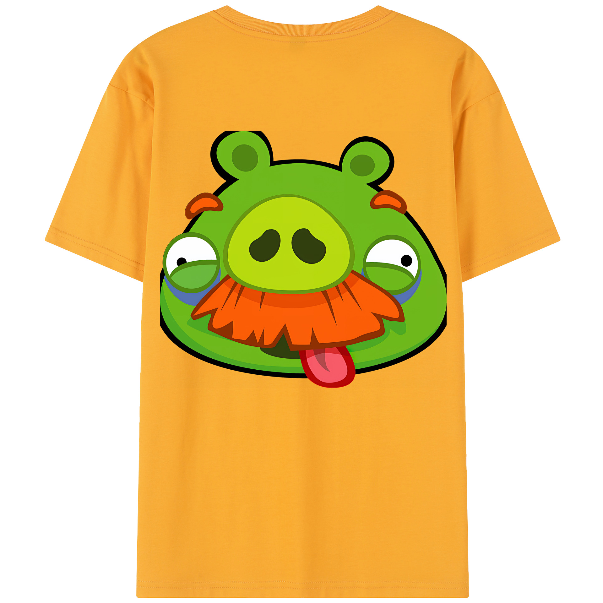 （画像用） Angry Birds アングリーバード 綿100％半袖Tシャツ（背面プリント）