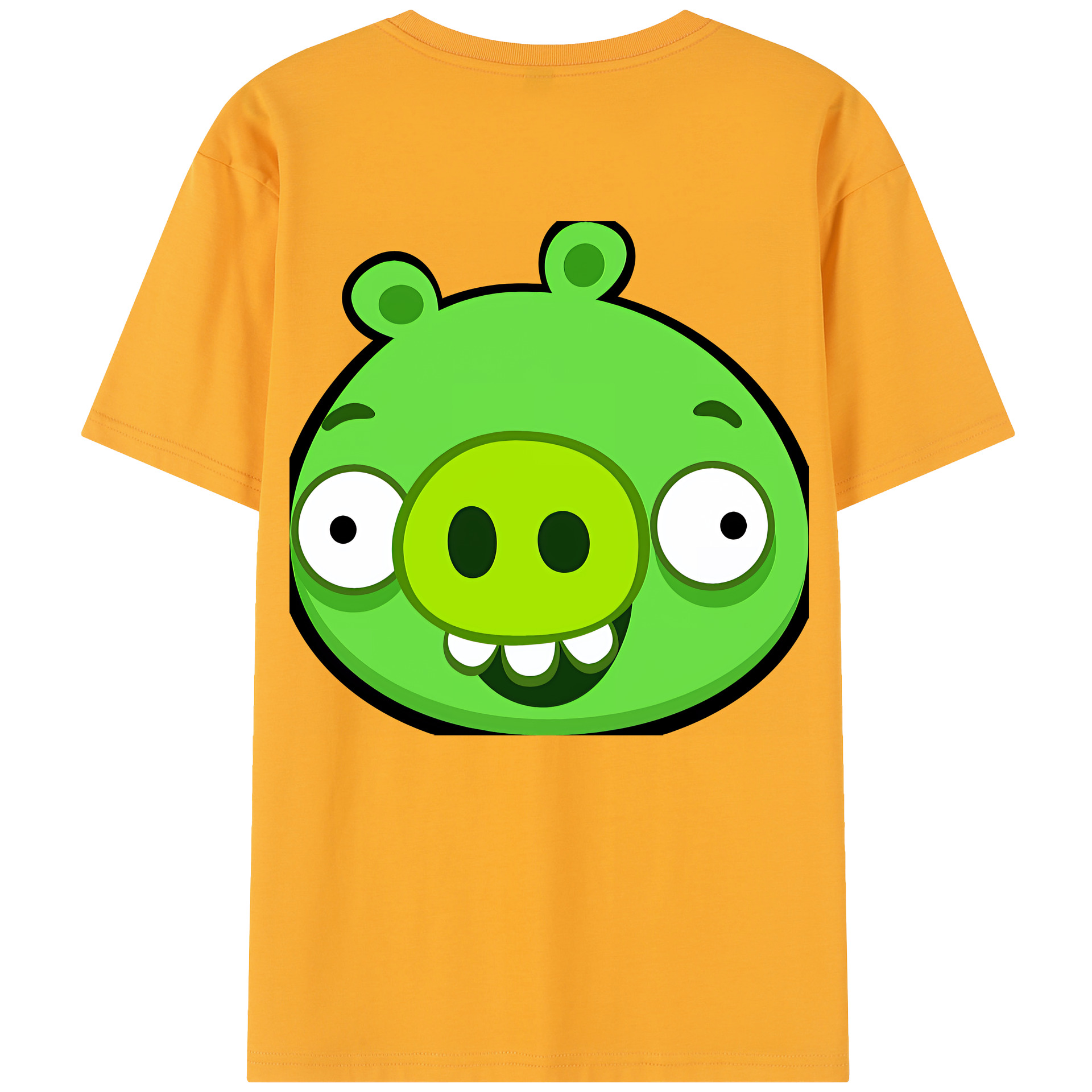 （画像用） Angry Birds アングリーバード 綿100％半袖Tシャツ（背面プリント）