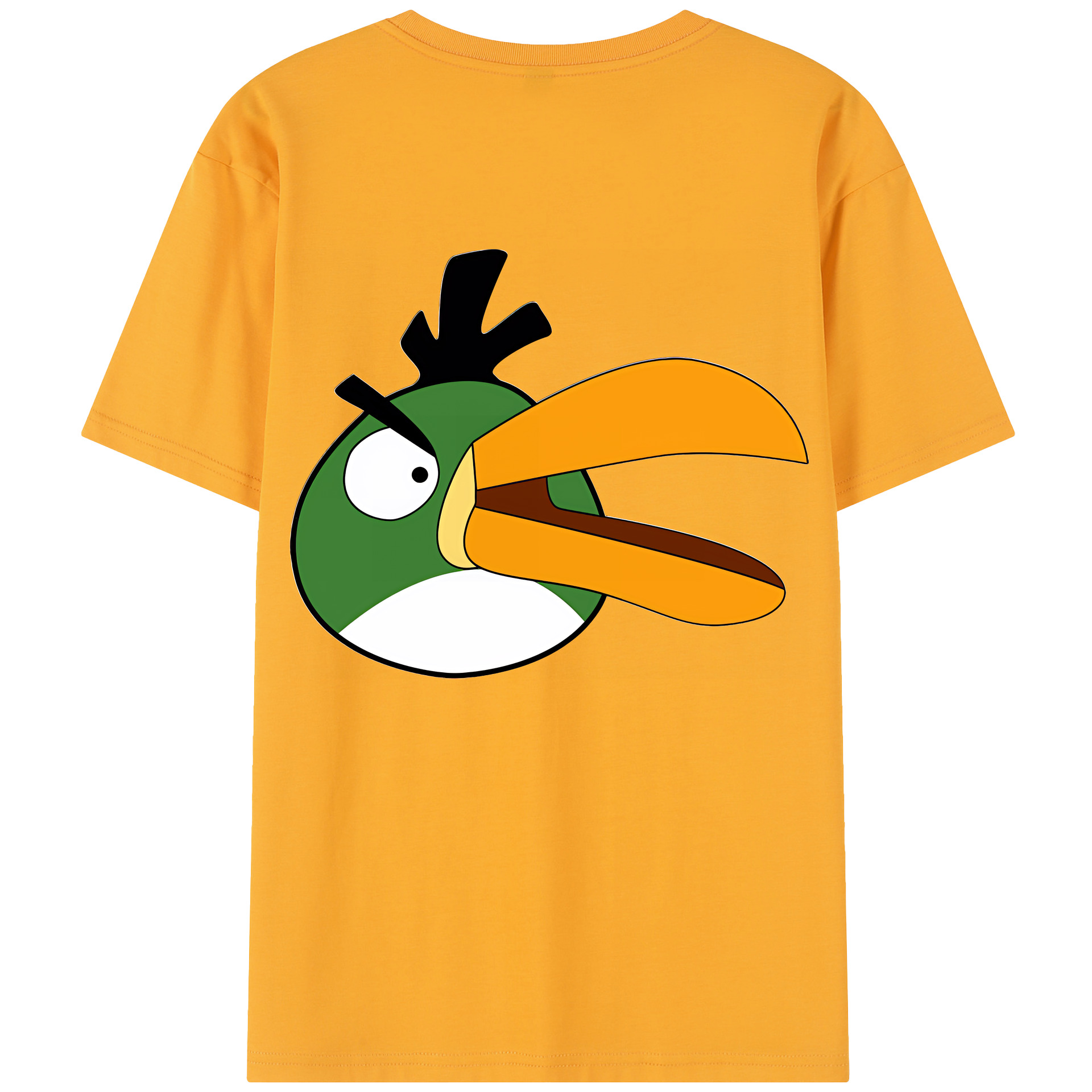 （画像用） Angry Birds アングリーバード 綿100％半袖Tシャツ（背面プリント）