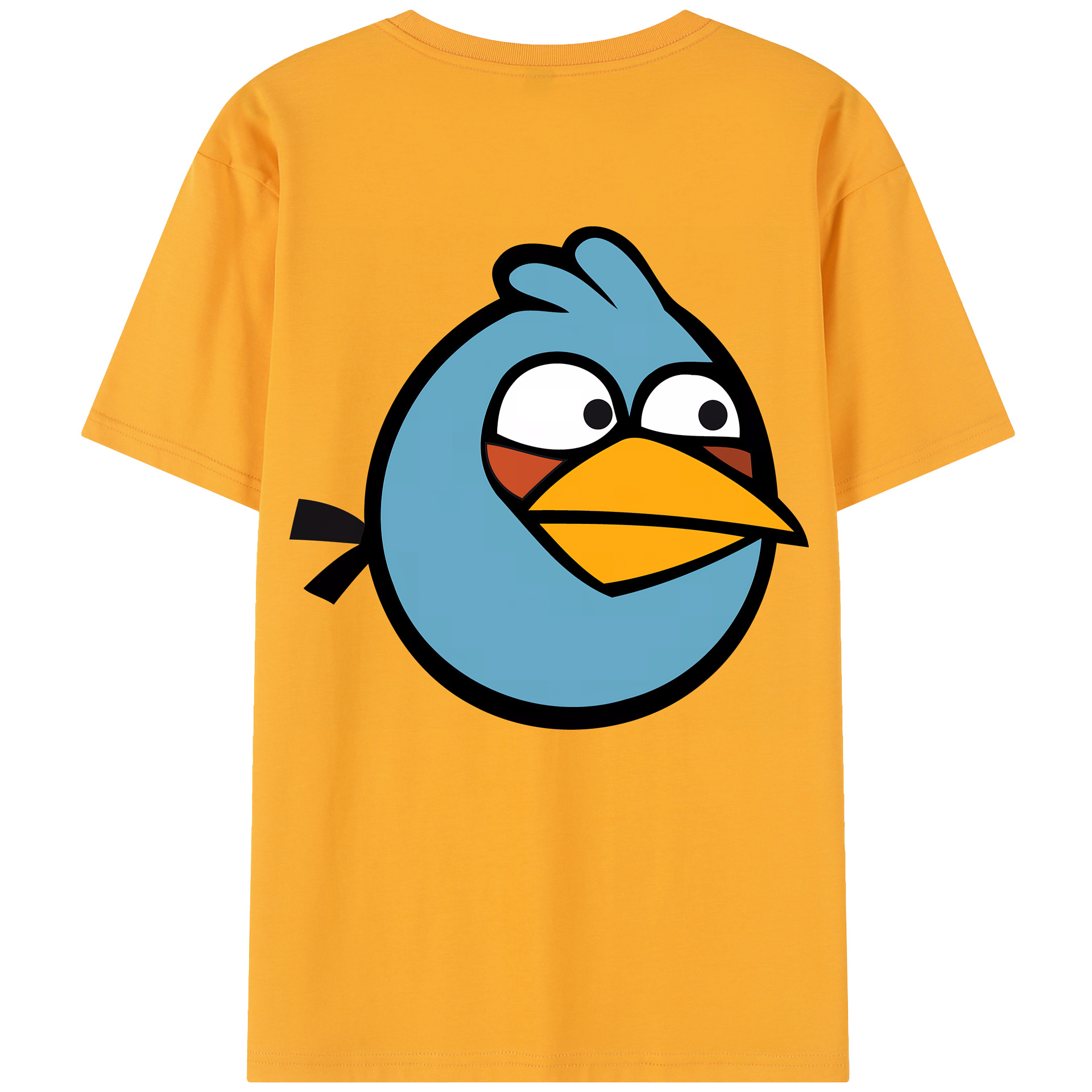 （画像用） Angry Birds アングリーバード 綿100％半袖Tシャツ（背面プリント）