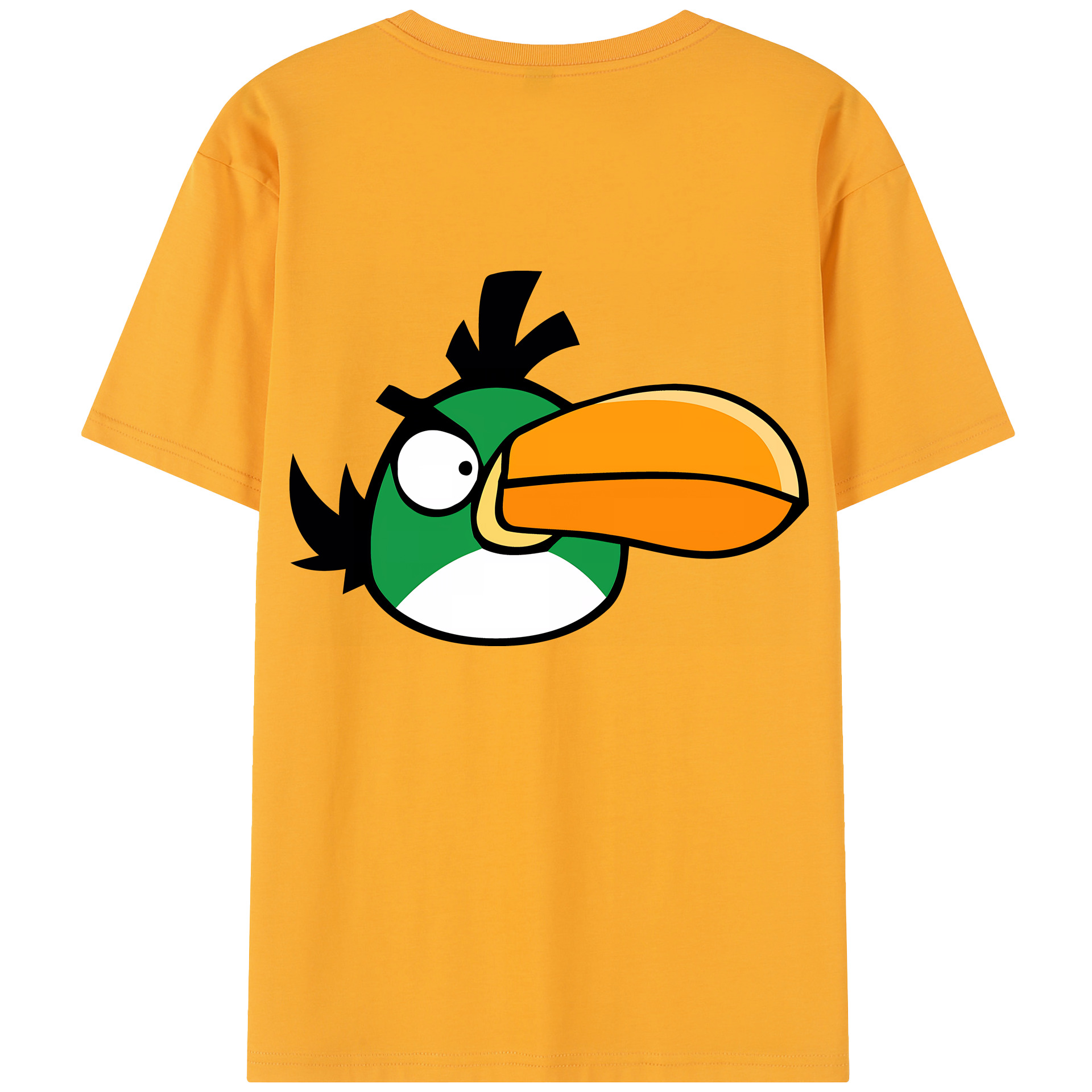 （画像用） Angry Birds アングリーバード 綿100％半袖Tシャツ（背面プリント）