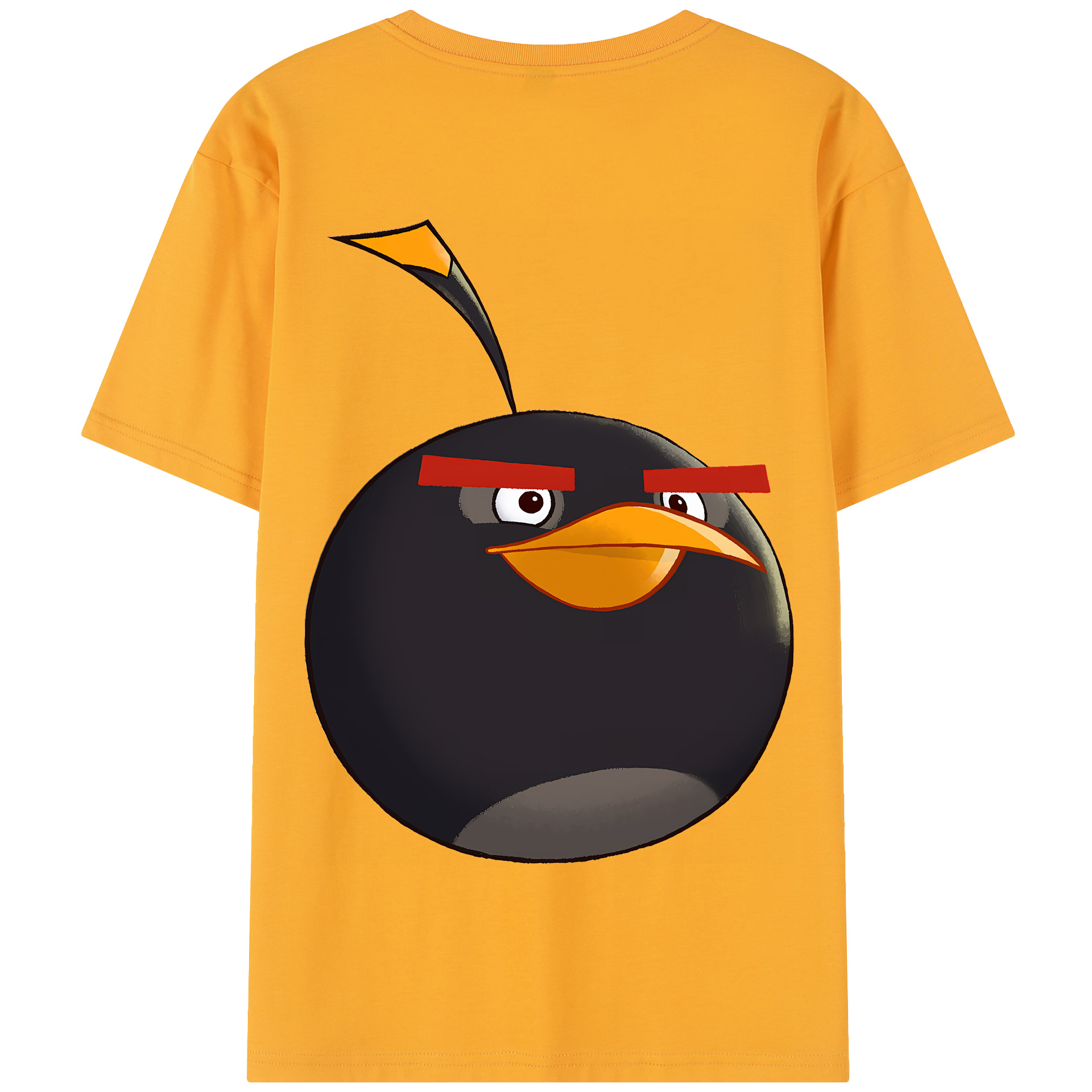 （画像用） Angry Birds アングリーバード 綿100％半袖Tシャツ（背面プリント）