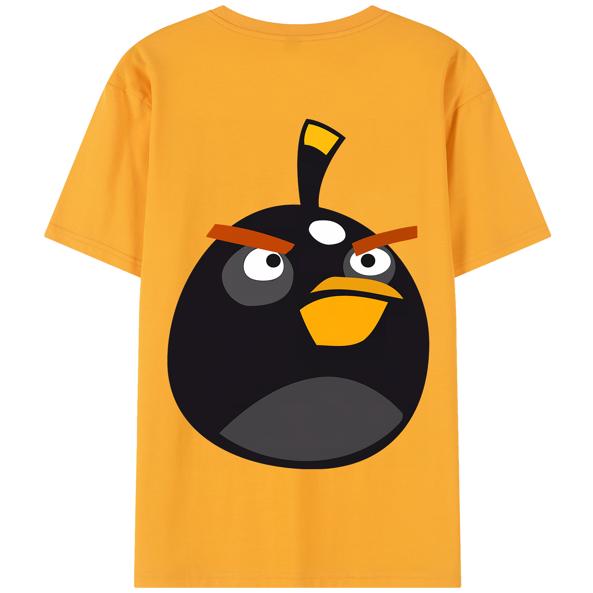 （画像用） Angry Birds アングリーバード 綿100％半袖Tシャツ（背面プリント）