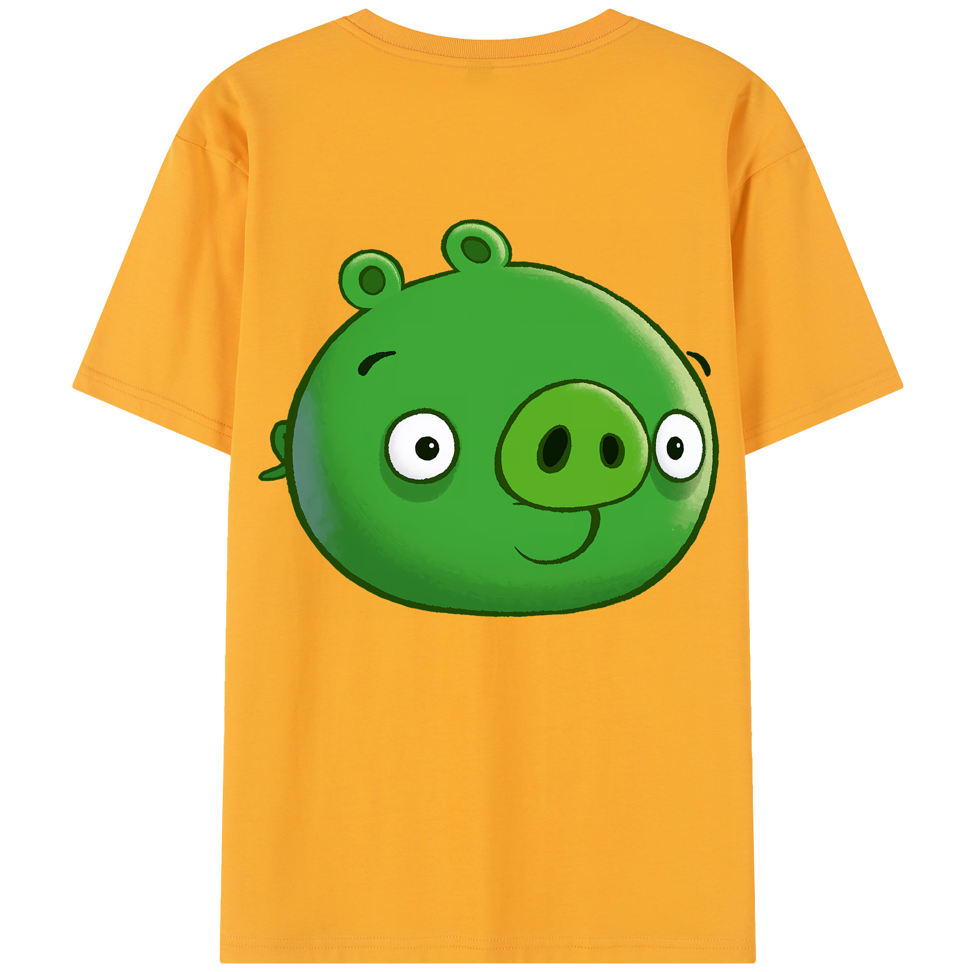 （画像用） Angry Birds アングリーバード 綿100％半袖Tシャツ（背面プリント）