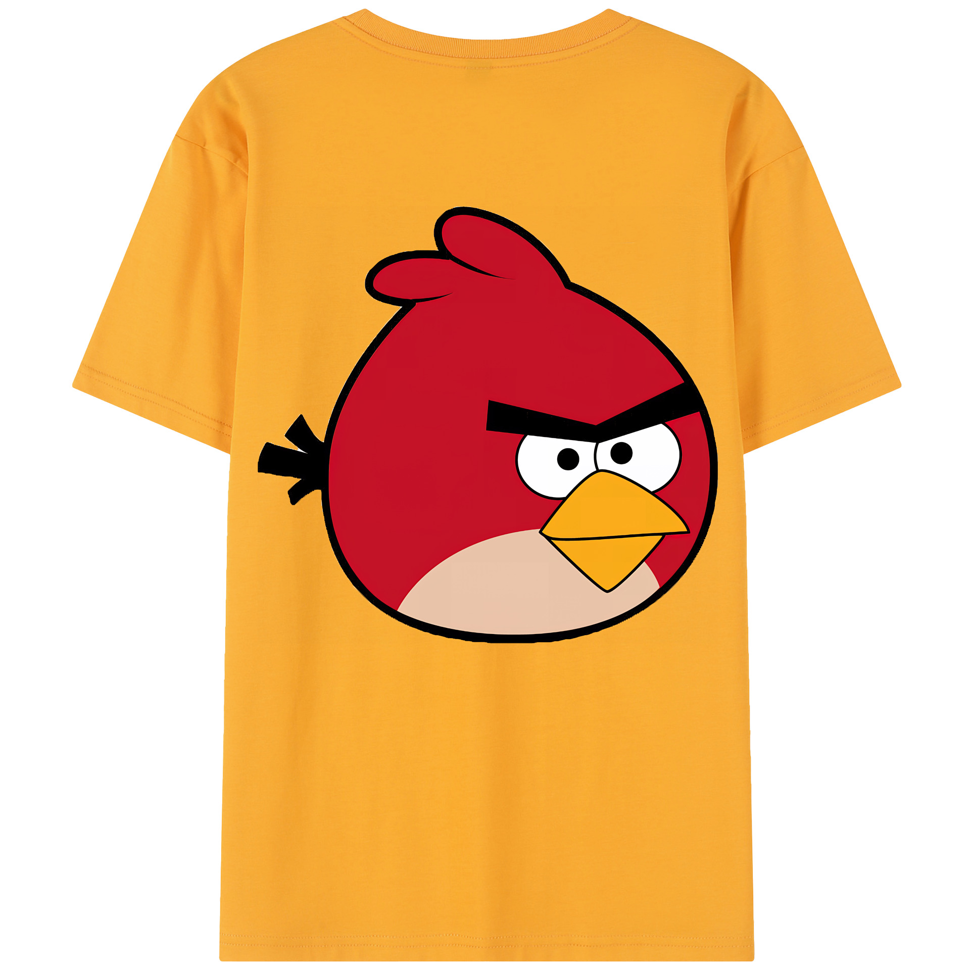 （画像用） Angry Birds アングリーバード 綿100％半袖Tシャツ（背面プリント）