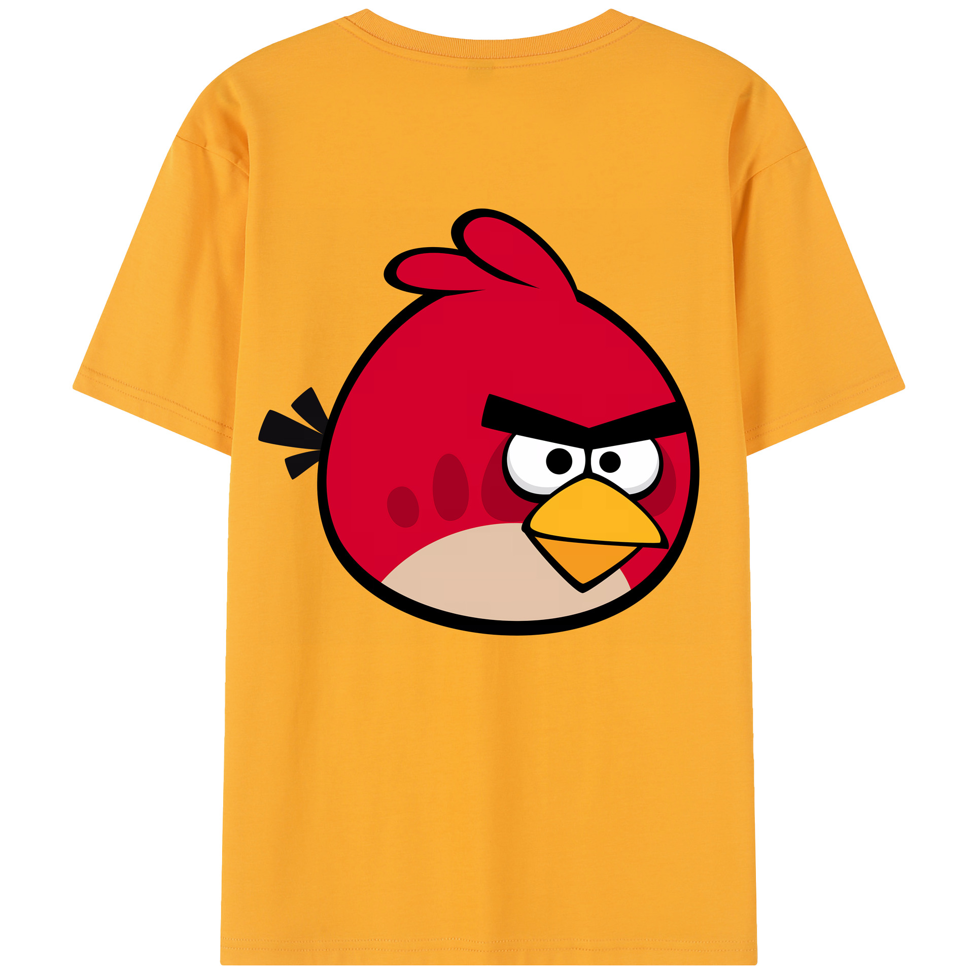 （画像用） Angry Birds アングリーバード 綿100％半袖Tシャツ（背面プリント）