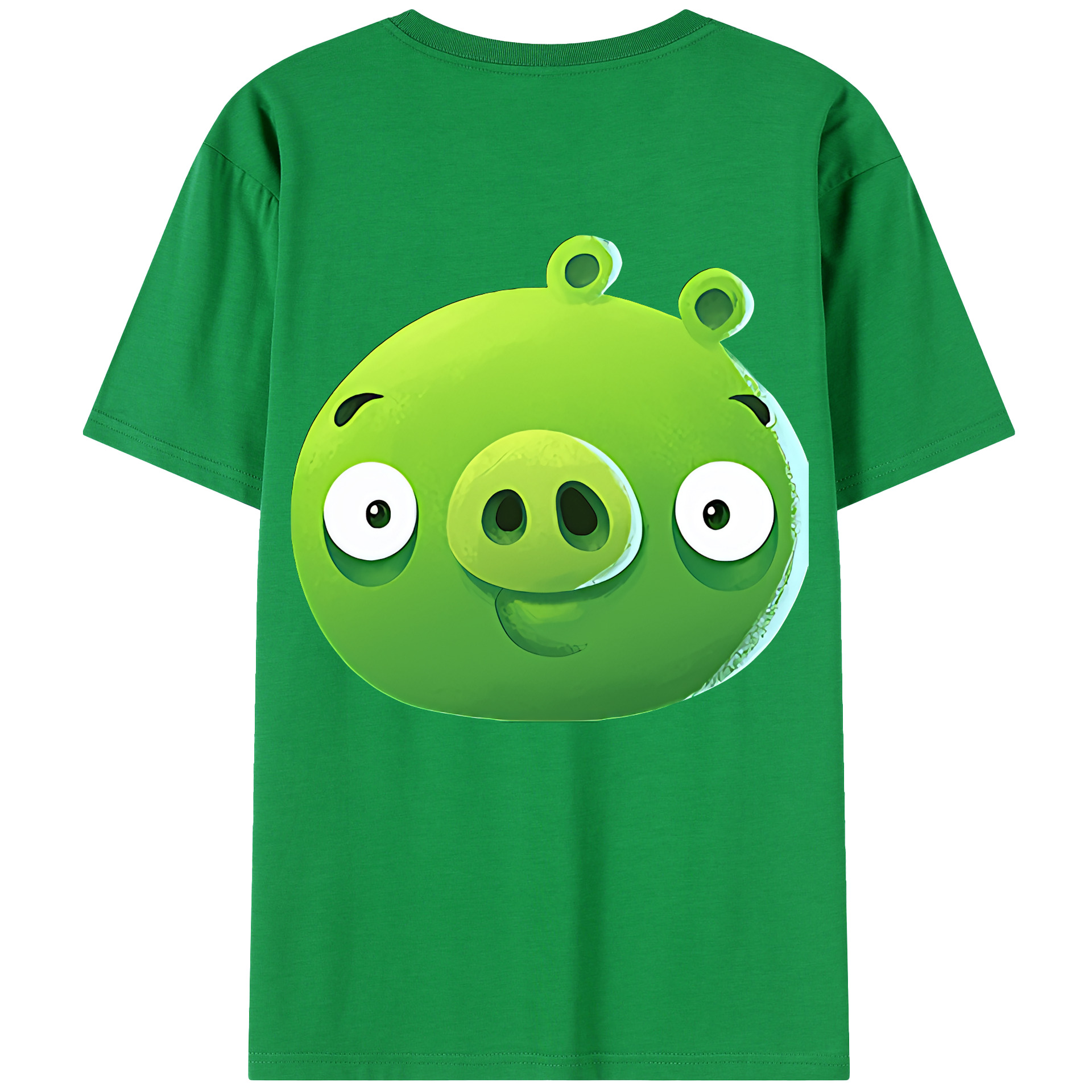 （画像用） Angry Birds アングリーバード 綿100％半袖Tシャツ（背面プリント）