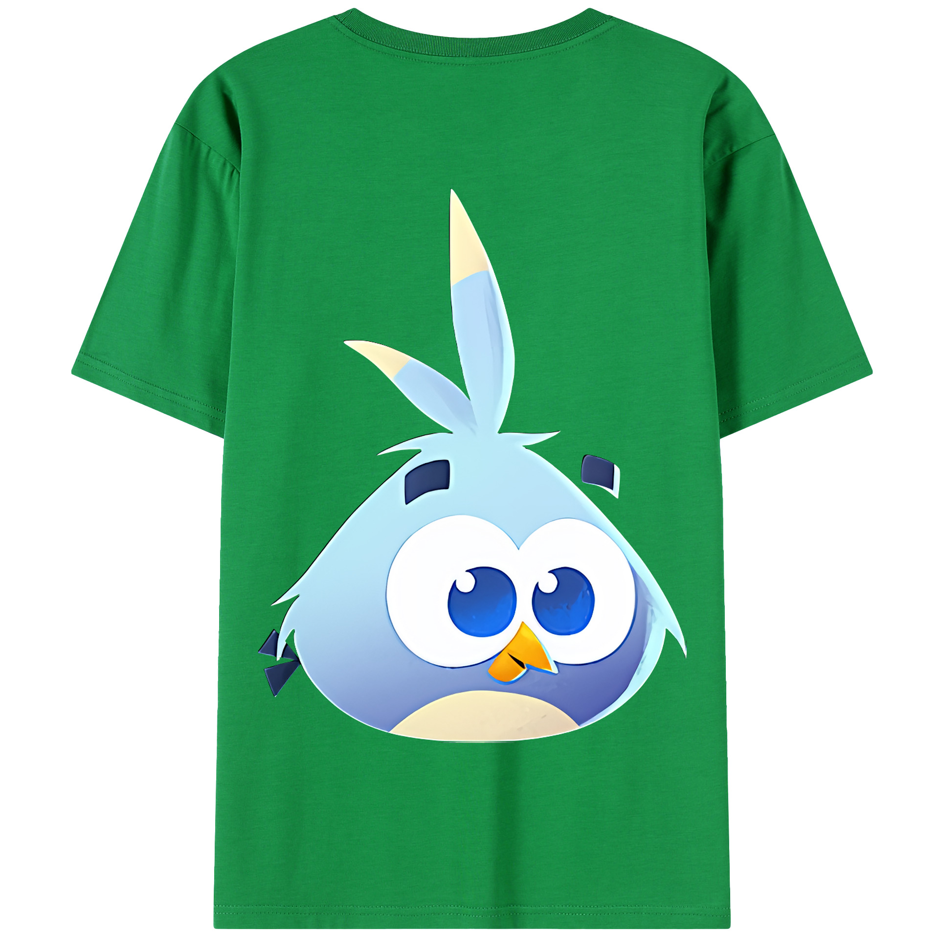 （画像用） Angry Birds アングリーバード 綿100％半袖Tシャツ（背面プリント）