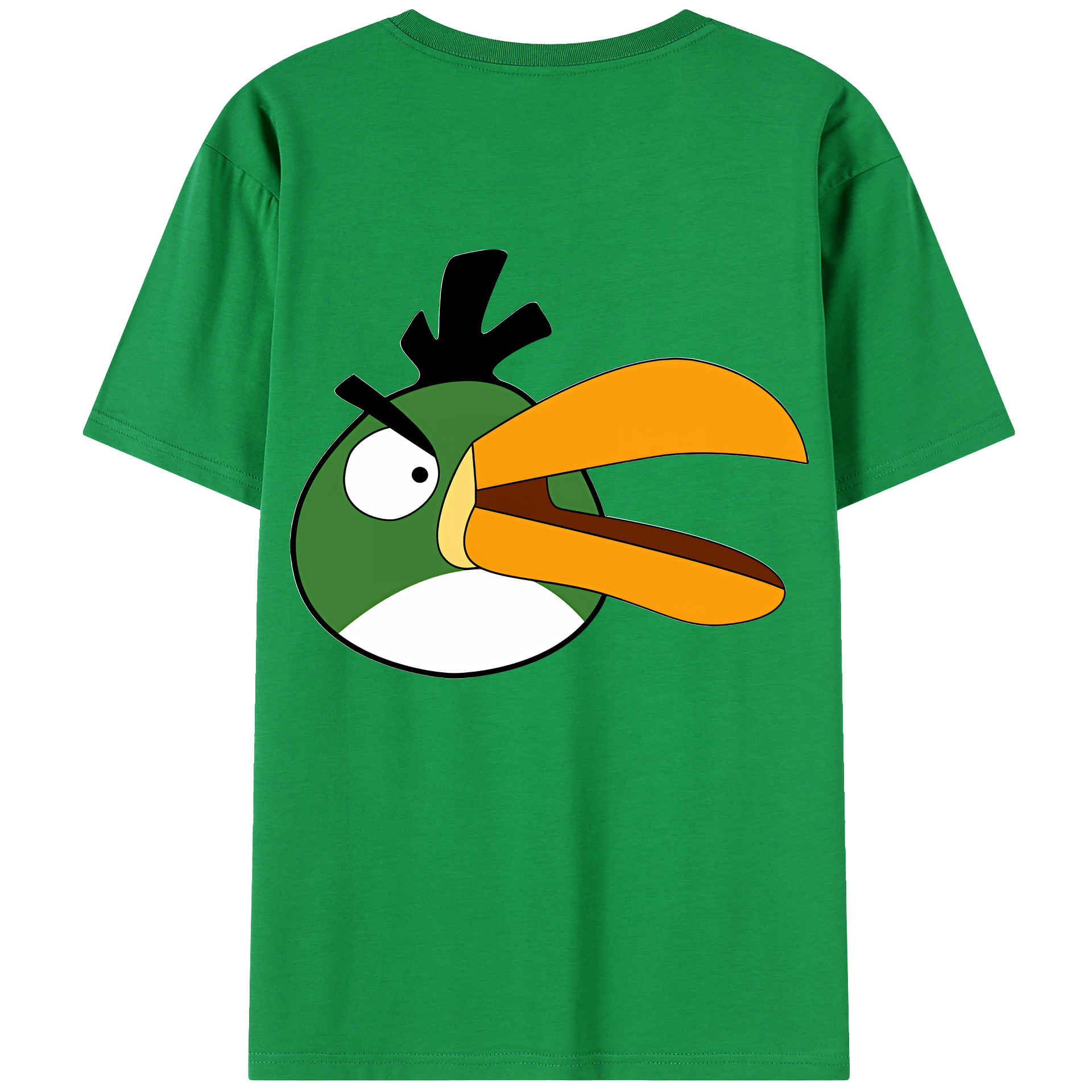 （画像用） Angry Birds アングリーバード 綿100％半袖Tシャツ（背面プリント）