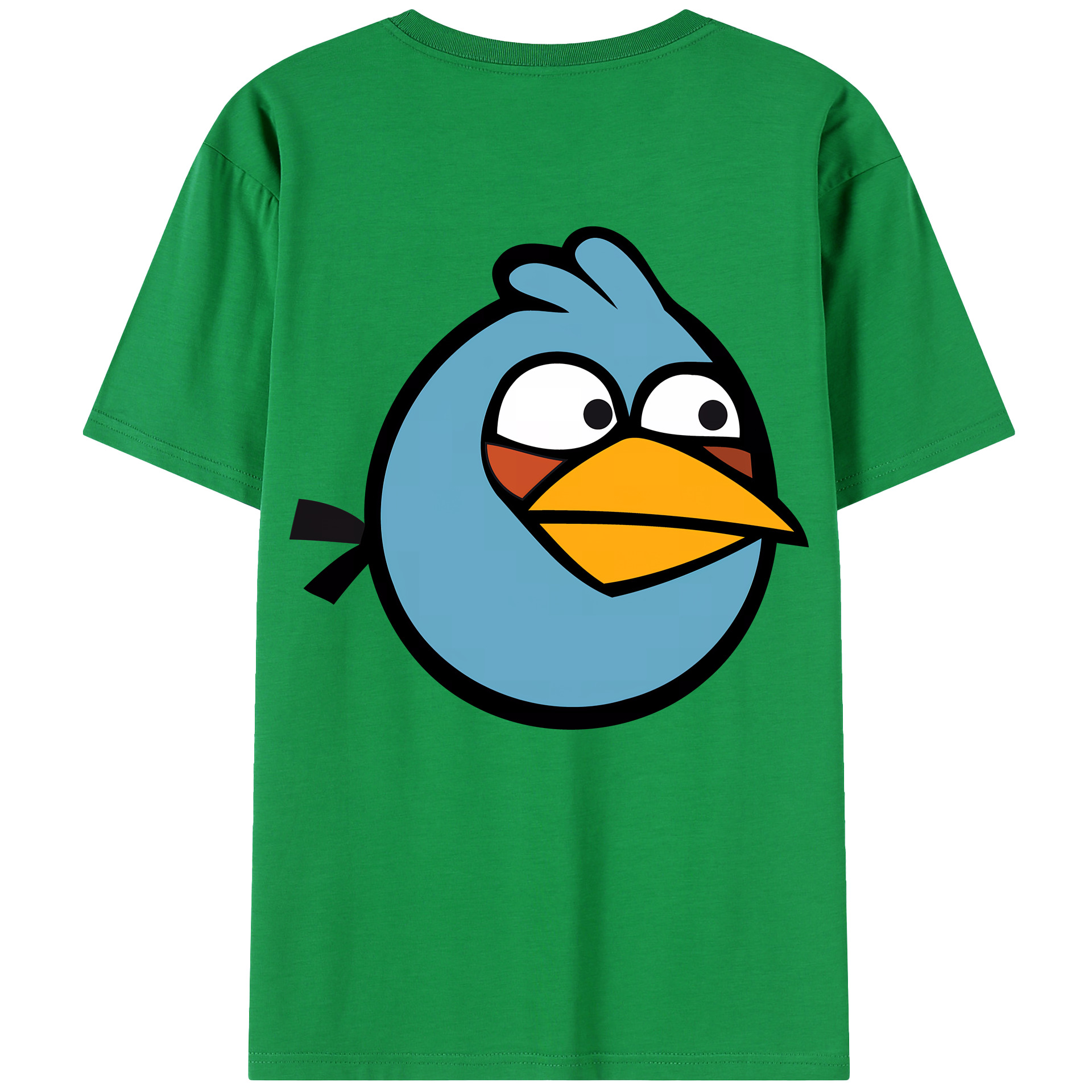 （画像用） Angry Birds アングリーバード 綿100％半袖Tシャツ（背面プリント）
