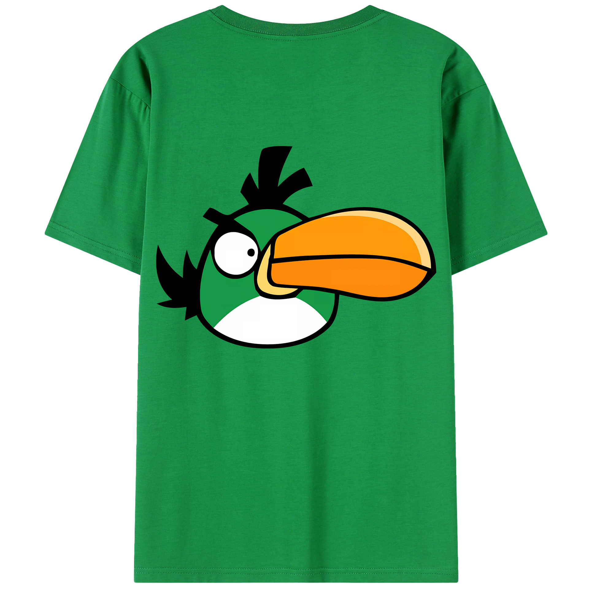 （画像用） Angry Birds アングリーバード 綿100％半袖Tシャツ（背面プリント）