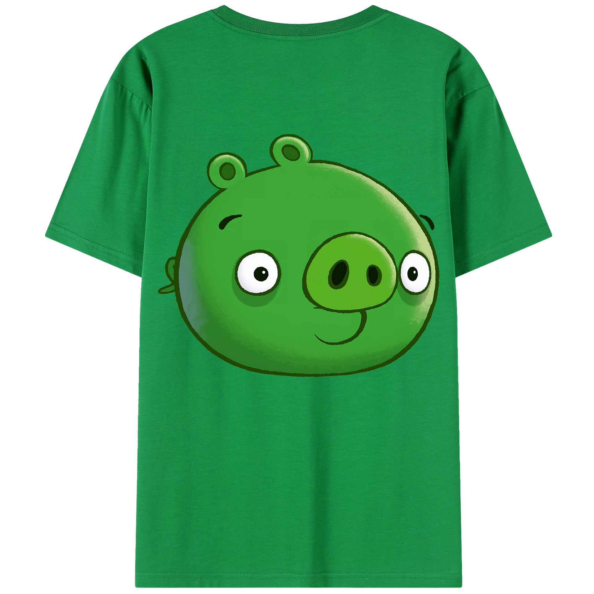 （画像用） Angry Birds アングリーバード 綿100％半袖Tシャツ（背面プリント）