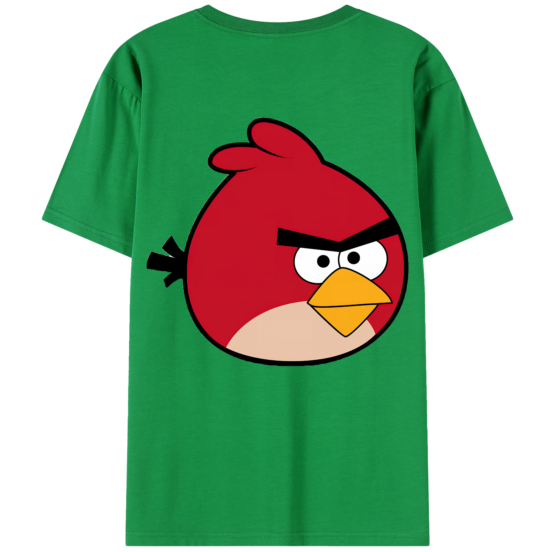 （画像用） Angry Birds アングリーバード 綿100％半袖Tシャツ（背面プリント）