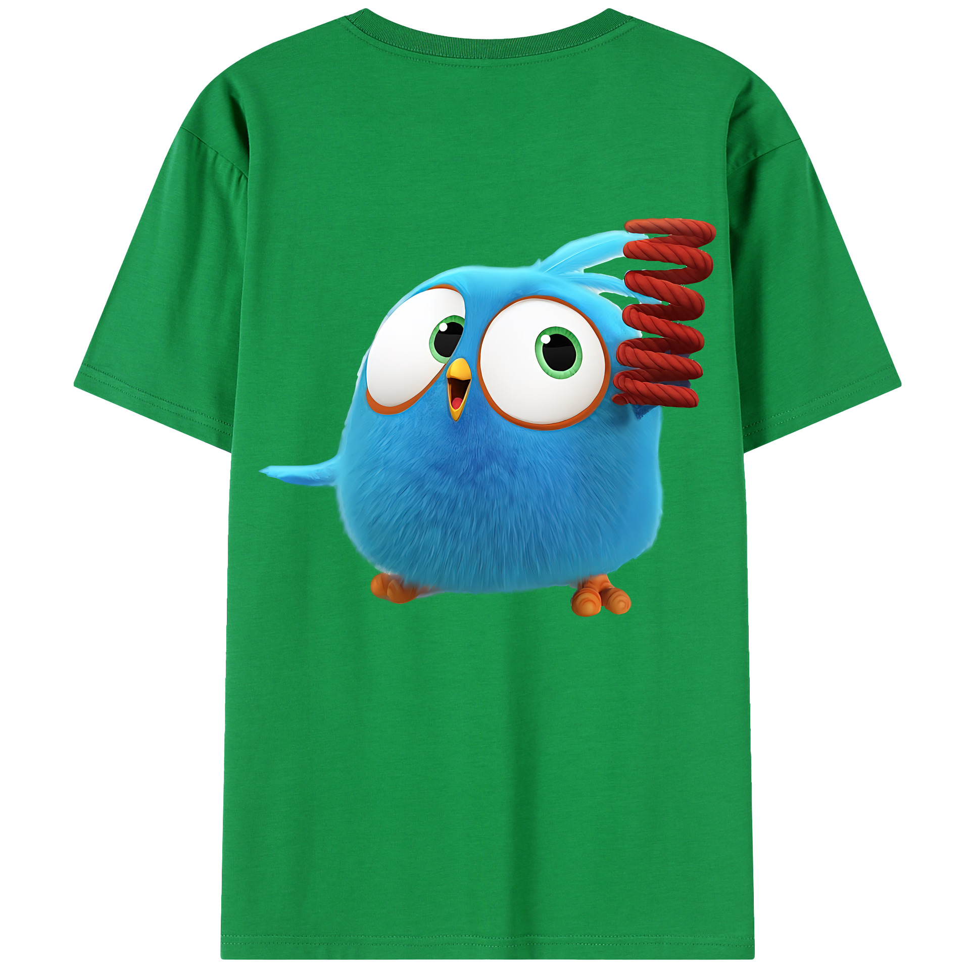 （画像用） Angry Birds アングリーバード 綿100％半袖Tシャツ（背面プリント）