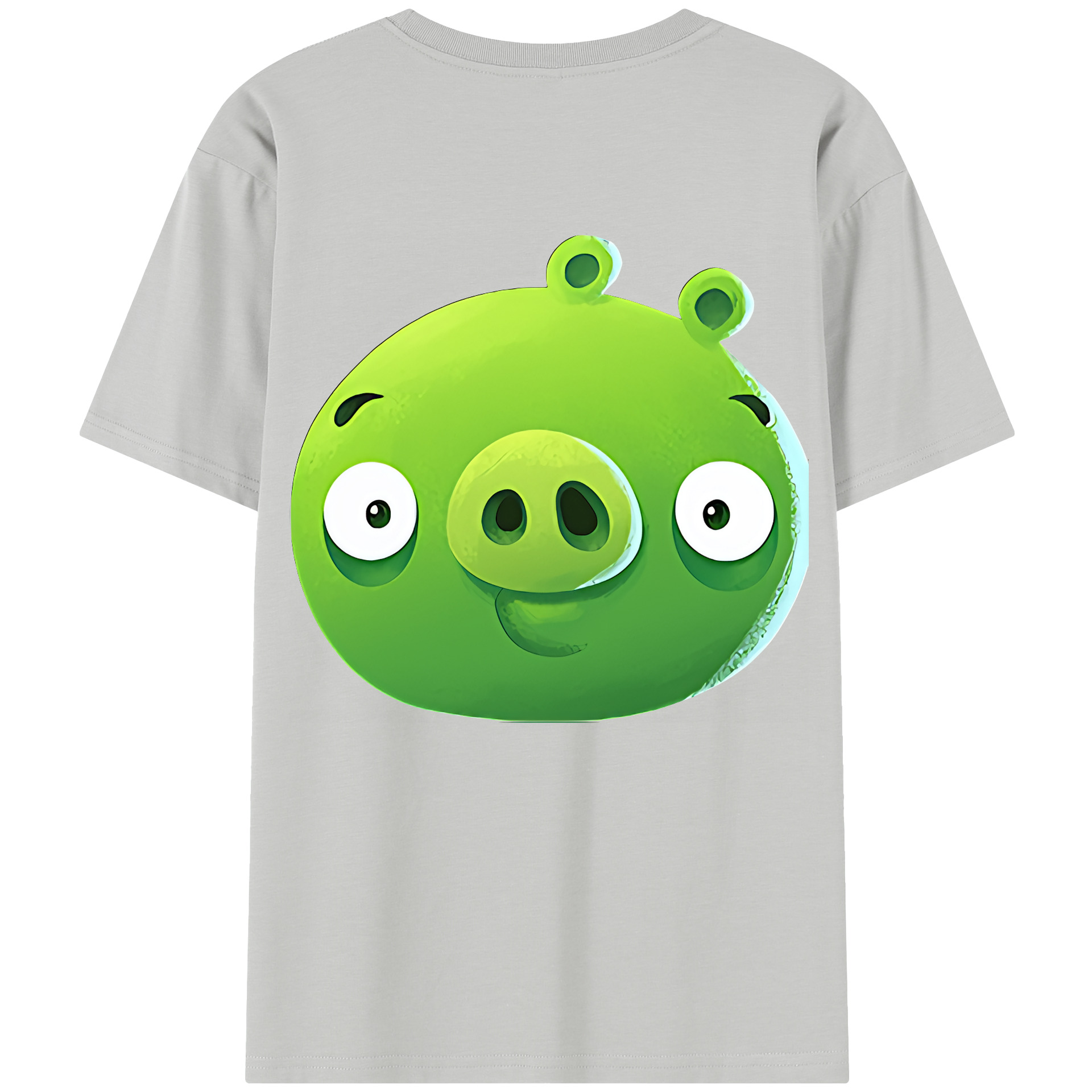 （画像用） Angry Birds アングリーバード 綿100％半袖Tシャツ（背面プリント）
