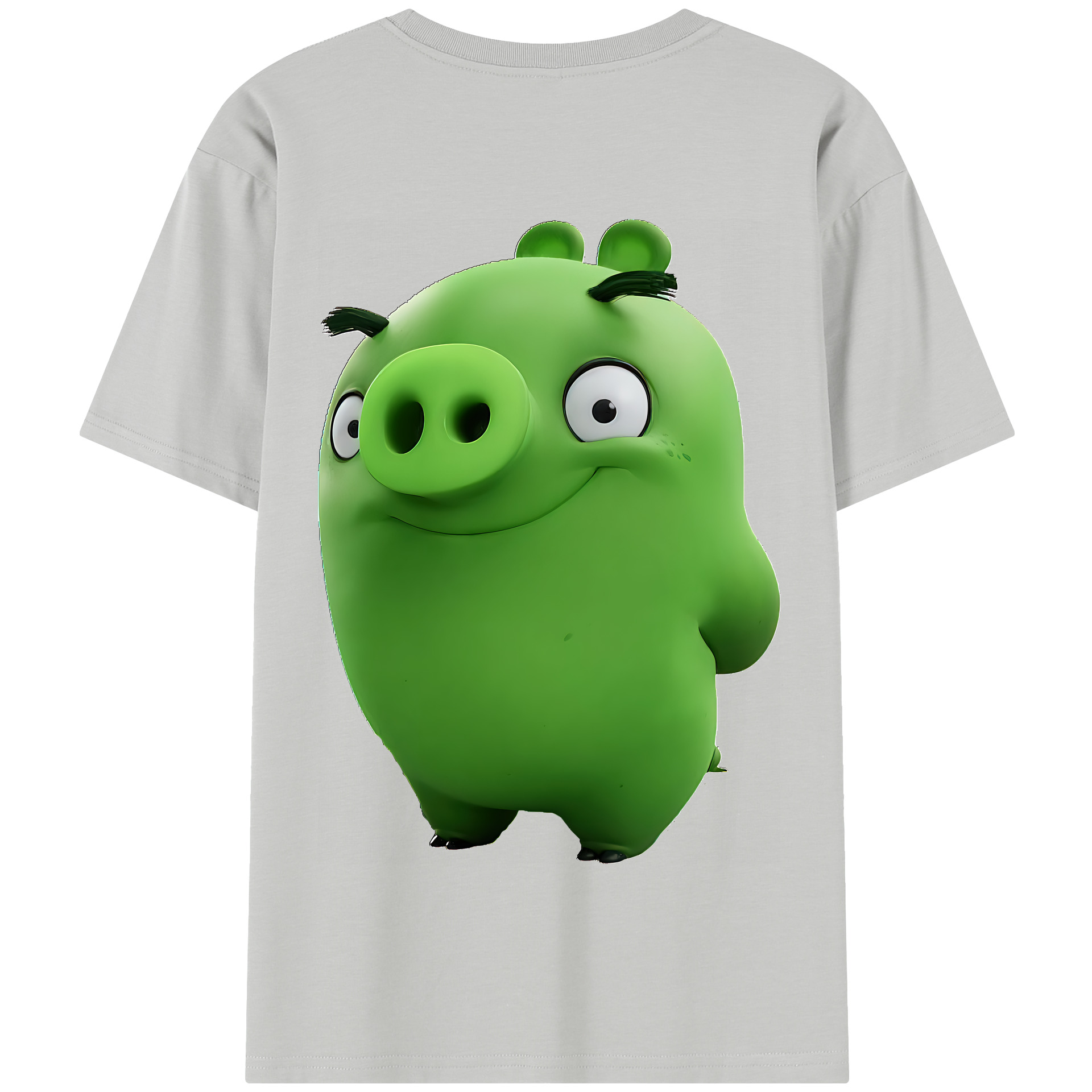 （画像用） Angry Birds アングリーバード 綿100％半袖Tシャツ（背面プリント）