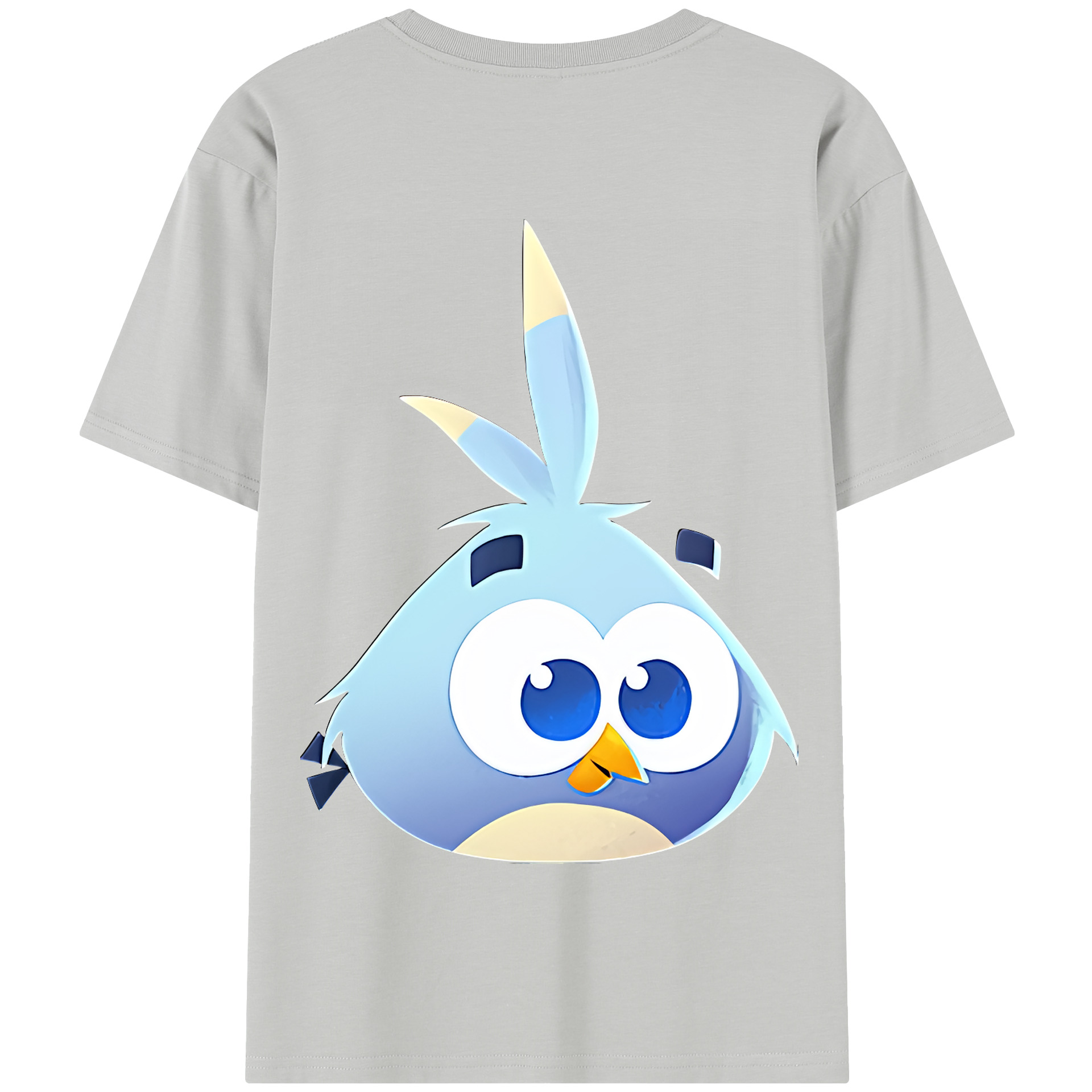 （画像用） Angry Birds アングリーバード 綿100％半袖Tシャツ（背面プリント）