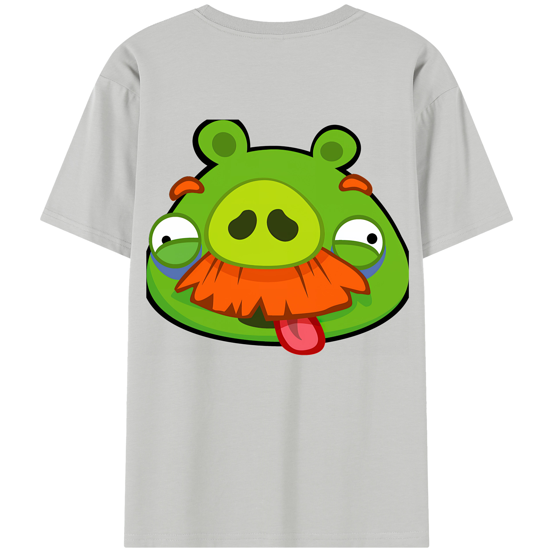 （画像用） Angry Birds アングリーバード 綿100％半袖Tシャツ（背面プリント）