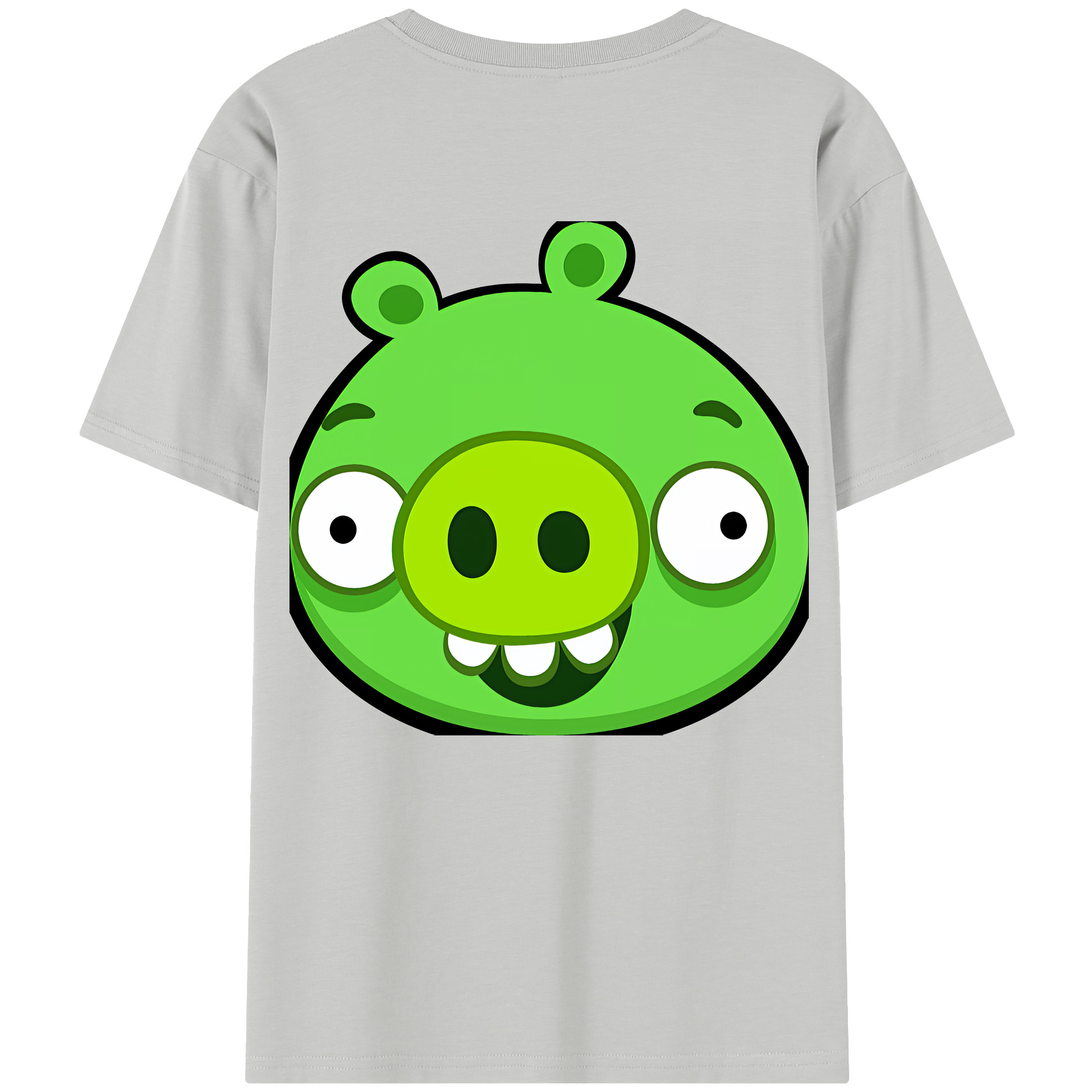 （画像用） Angry Birds アングリーバード 綿100％半袖Tシャツ（背面プリント）