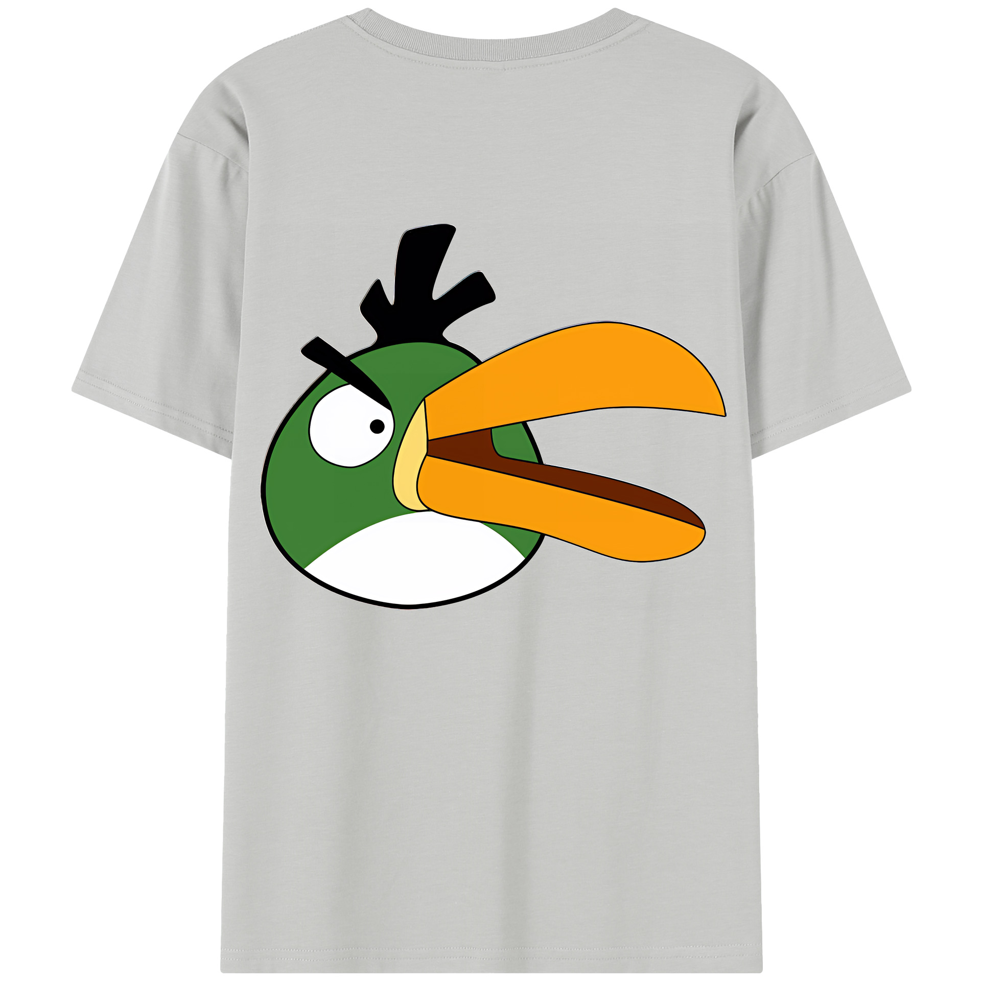 （画像用） Angry Birds アングリーバード 綿100％半袖Tシャツ（背面プリント）
