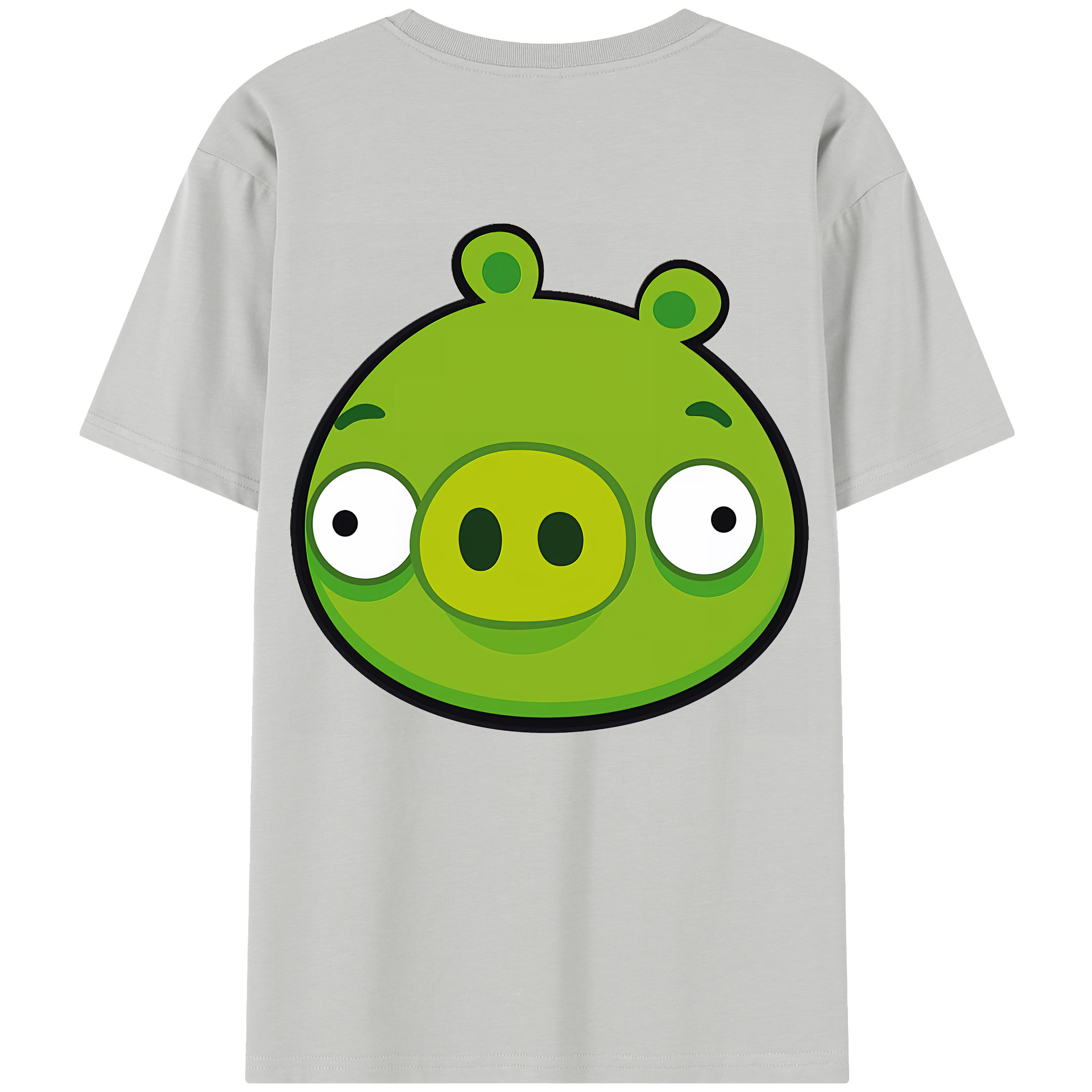 （画像用） Angry Birds アングリーバード 綿100％半袖Tシャツ（背面プリント）