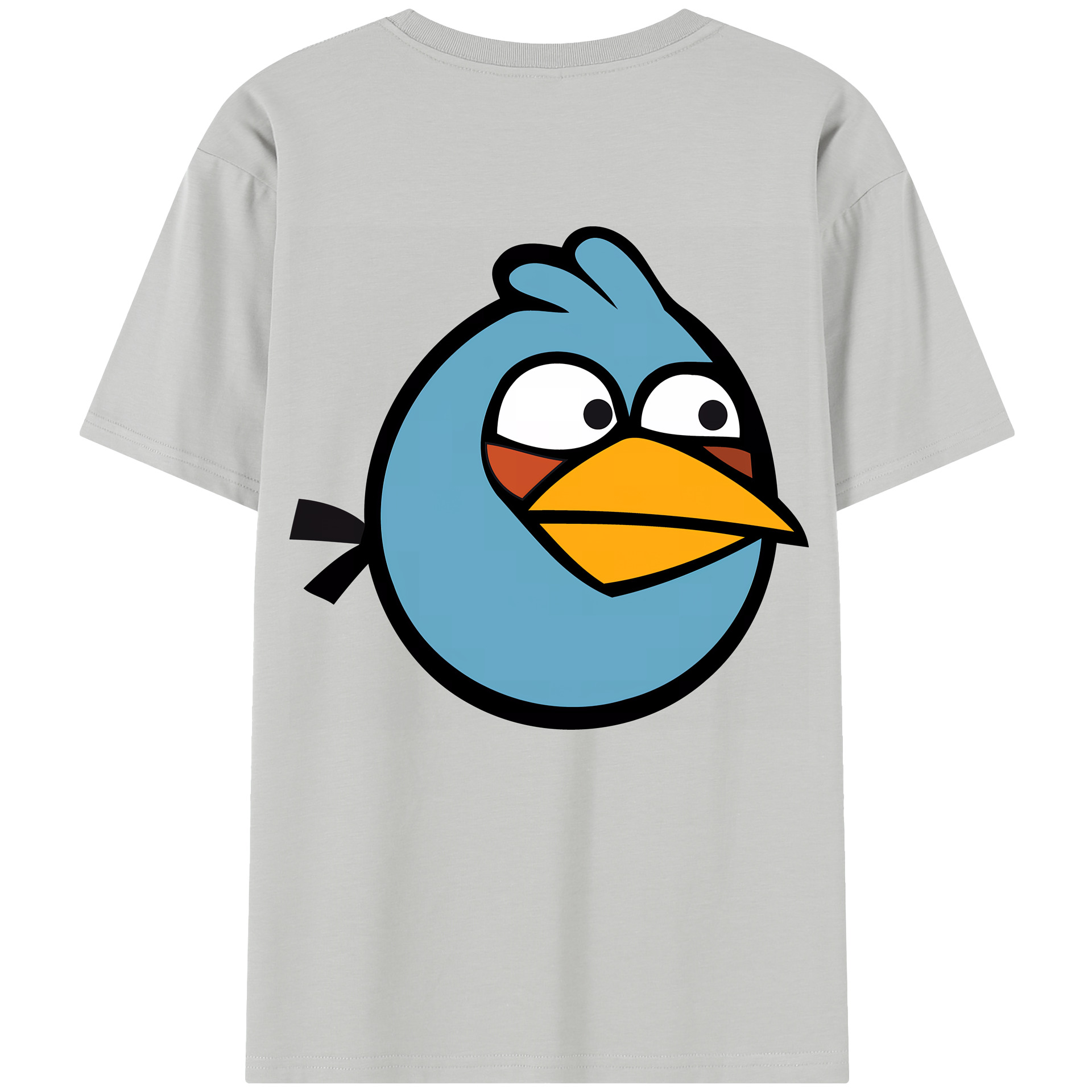 （画像用） Angry Birds アングリーバード 綿100％半袖Tシャツ（背面プリント）