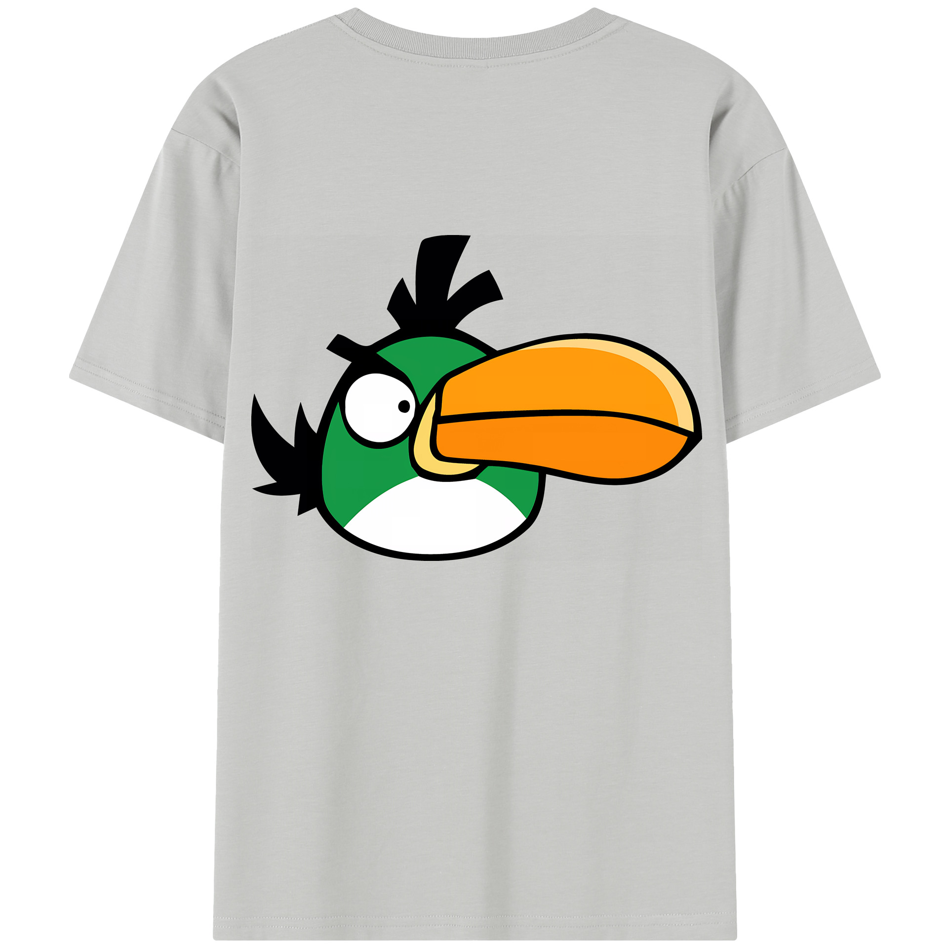 （画像用） Angry Birds アングリーバード 綿100％半袖Tシャツ（背面プリント）