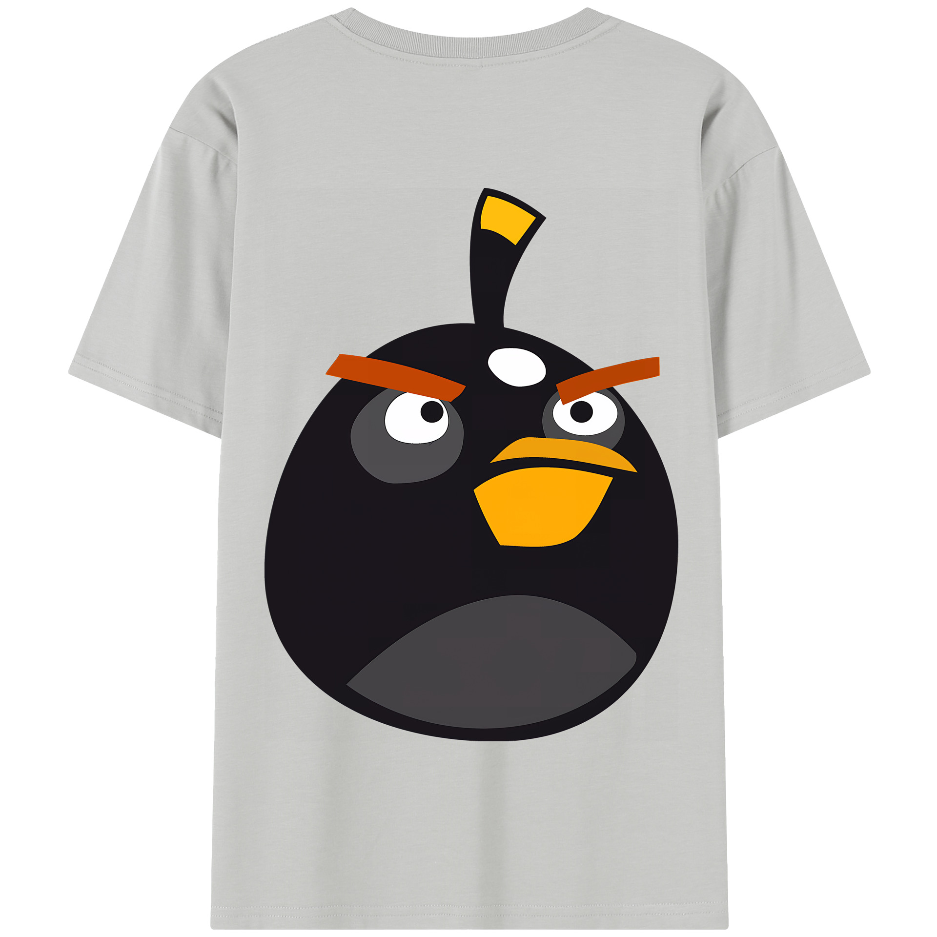 （画像用） Angry Birds アングリーバード 綿100％半袖Tシャツ（背面プリント）