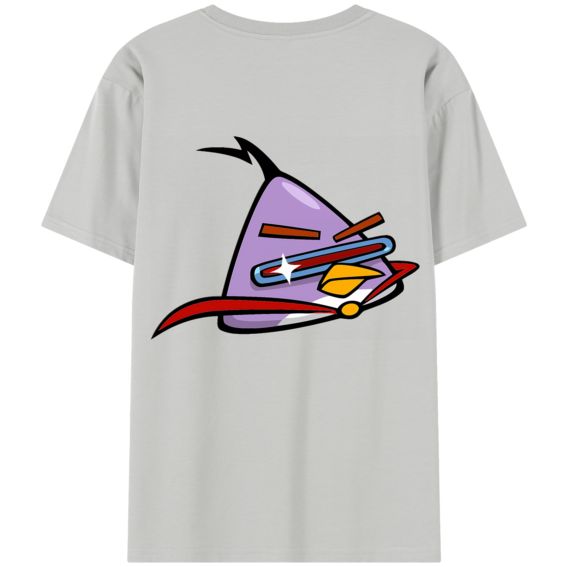 （画像用） Angry Birds アングリーバード 綿100％半袖Tシャツ（背面プリント）