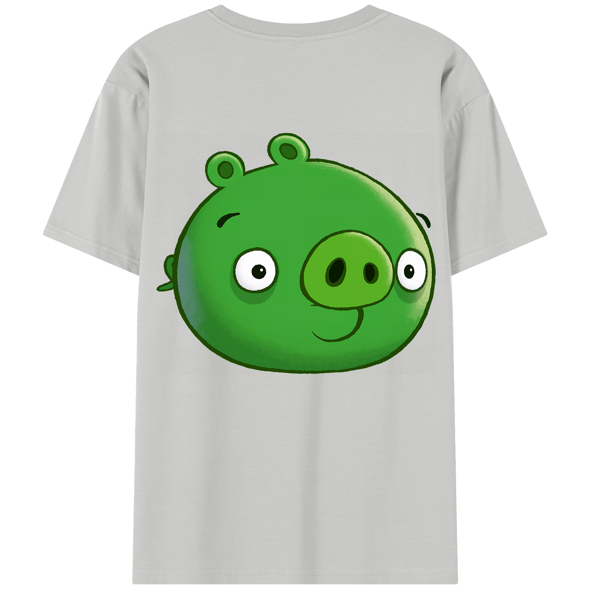 （画像用） Angry Birds アングリーバード 綿100％半袖Tシャツ（背面プリント）