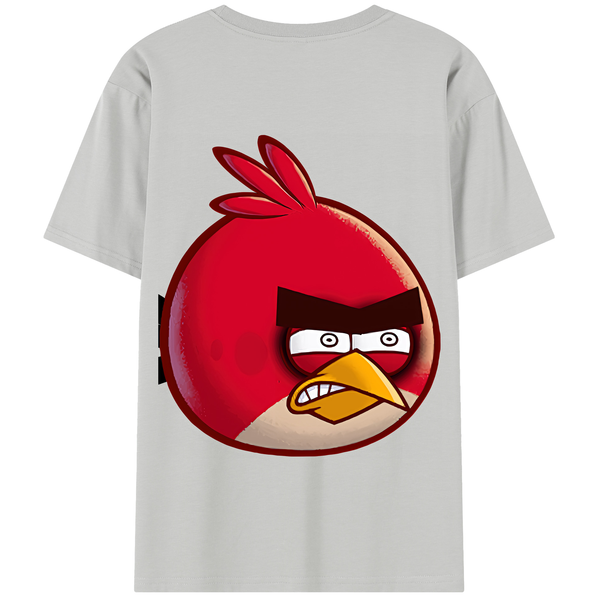 （画像用） Angry Birds アングリーバード 綿100％半袖Tシャツ（背面プリント）