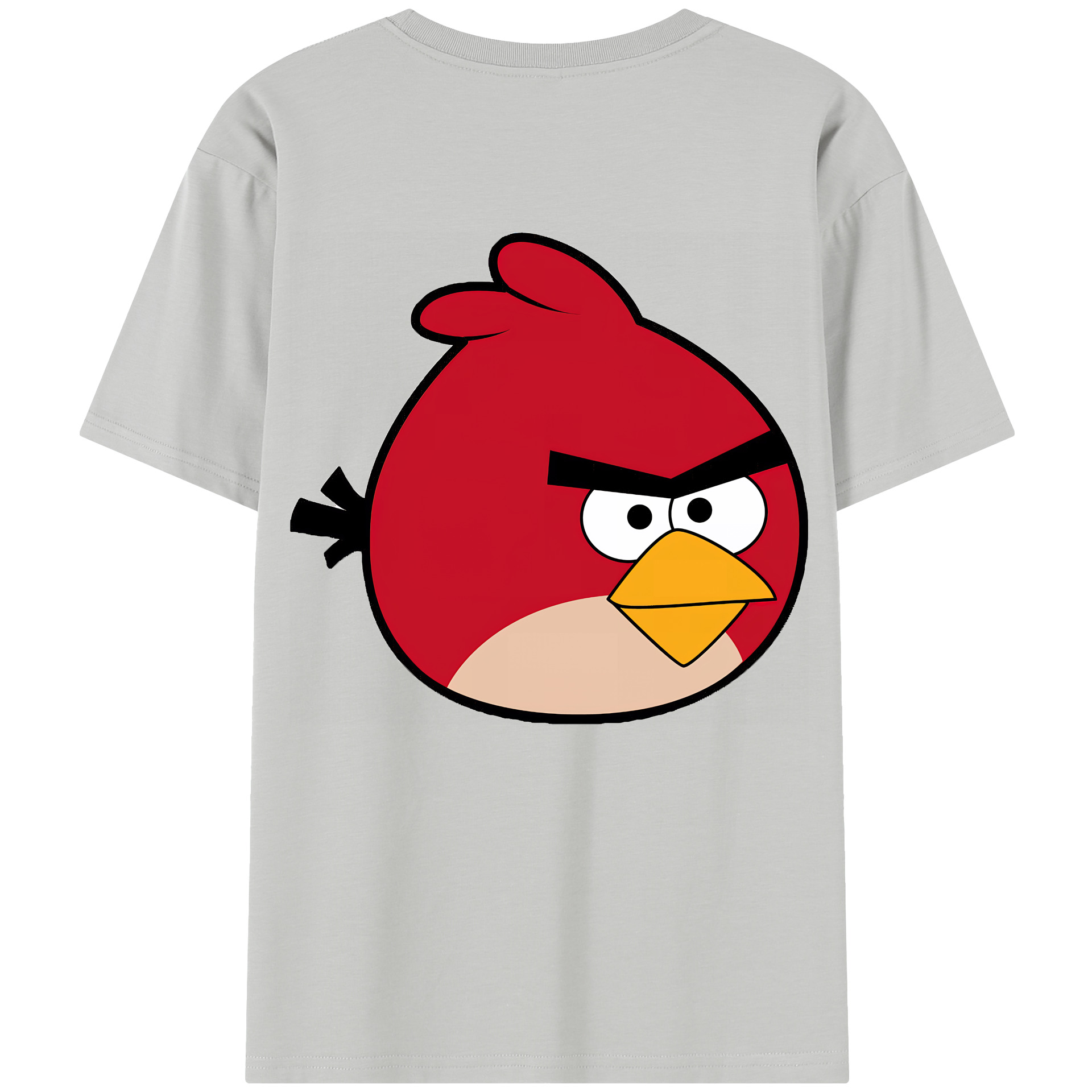 （画像用） Angry Birds アングリーバード 綿100％半袖Tシャツ（背面プリント）