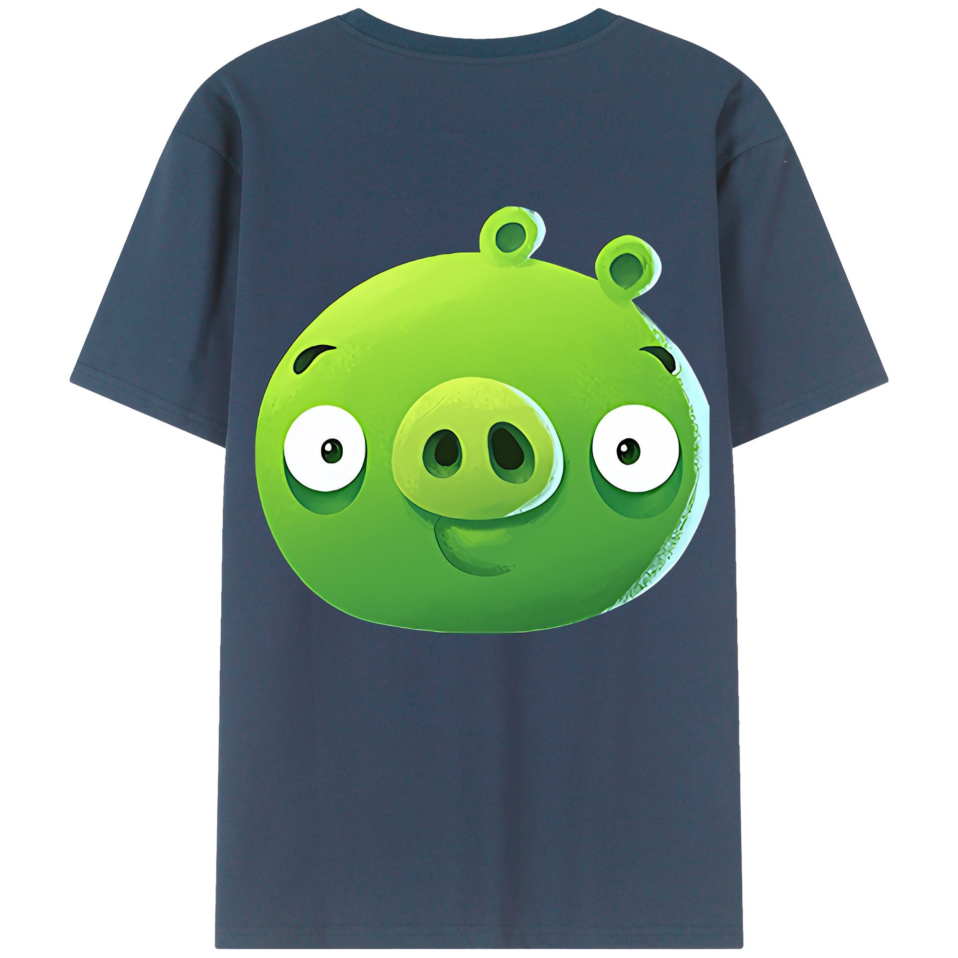 （画像用） Angry Birds アングリーバード 綿100％半袖Tシャツ（背面プリント）