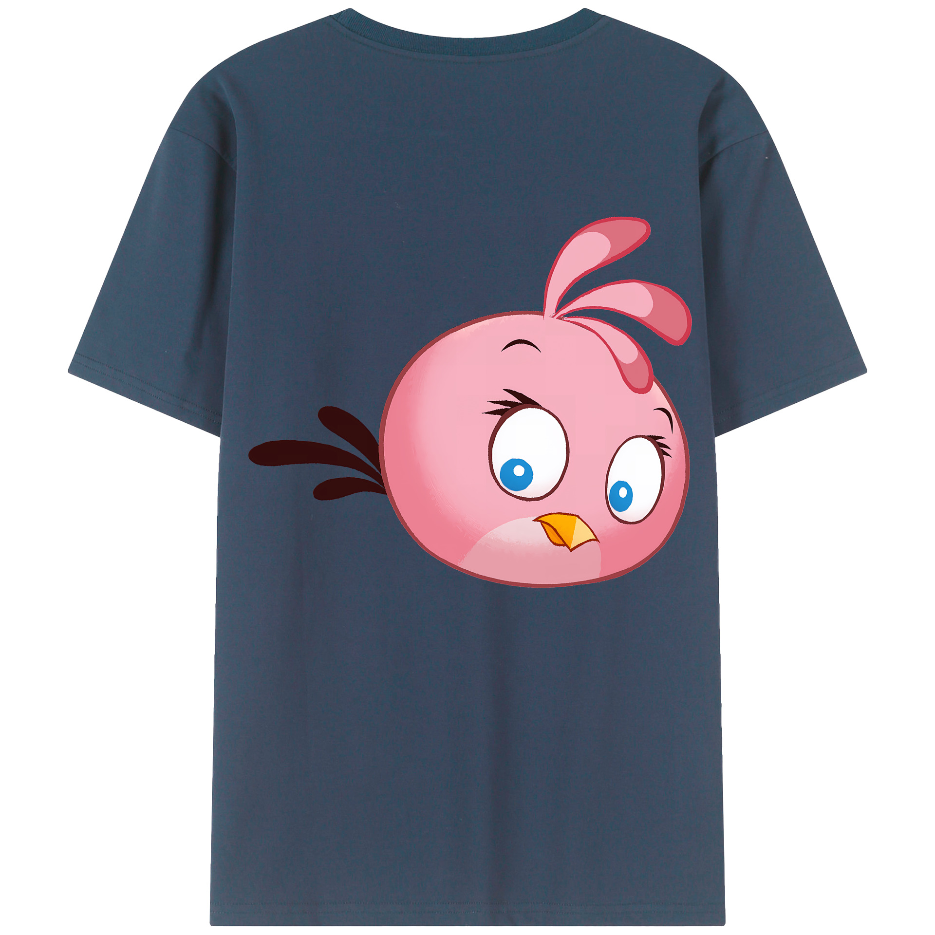 （画像用） Angry Birds アングリーバード 綿100％半袖Tシャツ（背面プリント）