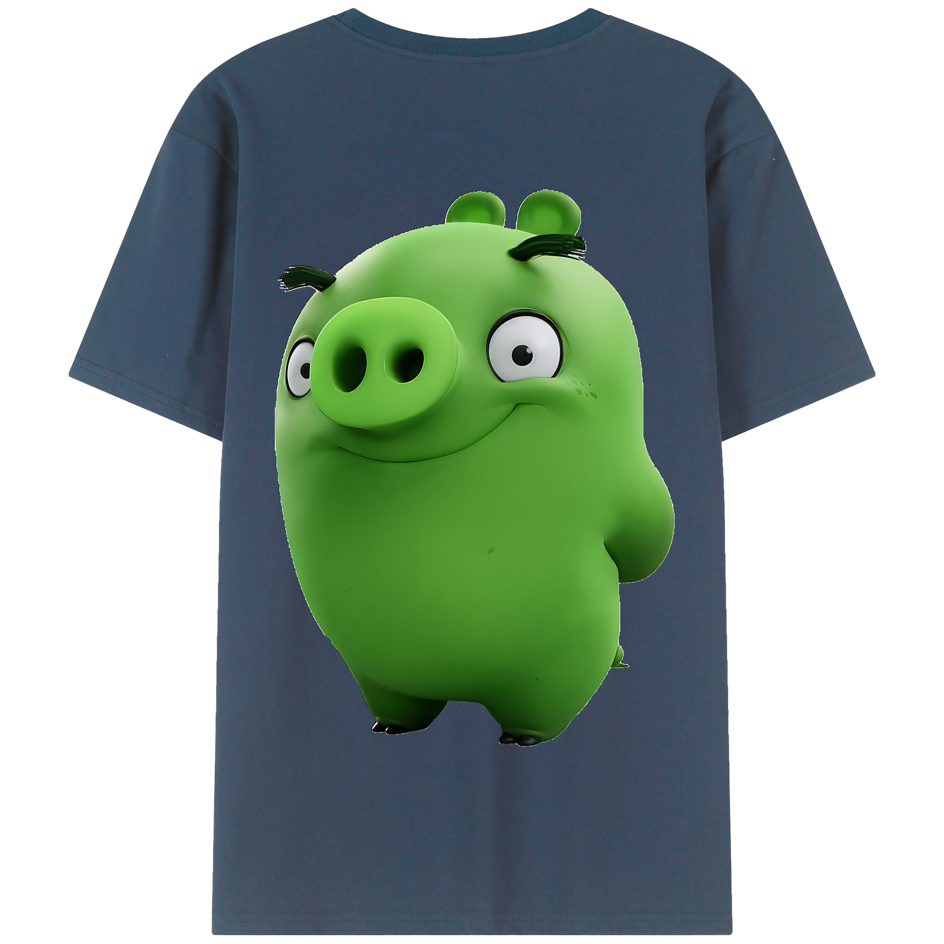 （画像用） Angry Birds アングリーバード 綿100％半袖Tシャツ（背面プリント）