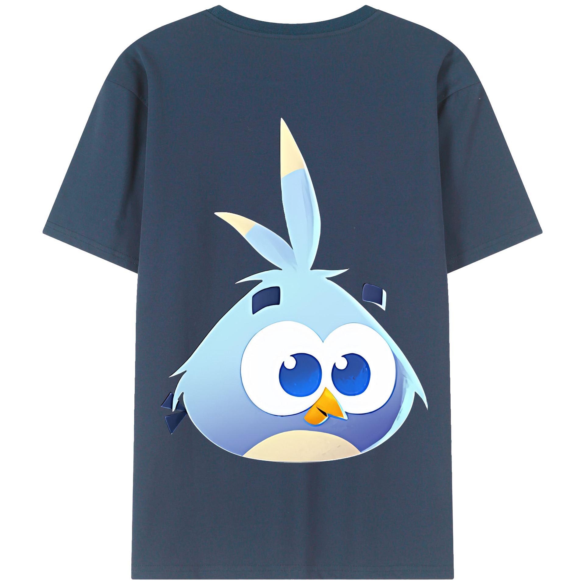 （画像用） Angry Birds アングリーバード 綿100％半袖Tシャツ（背面プリント）