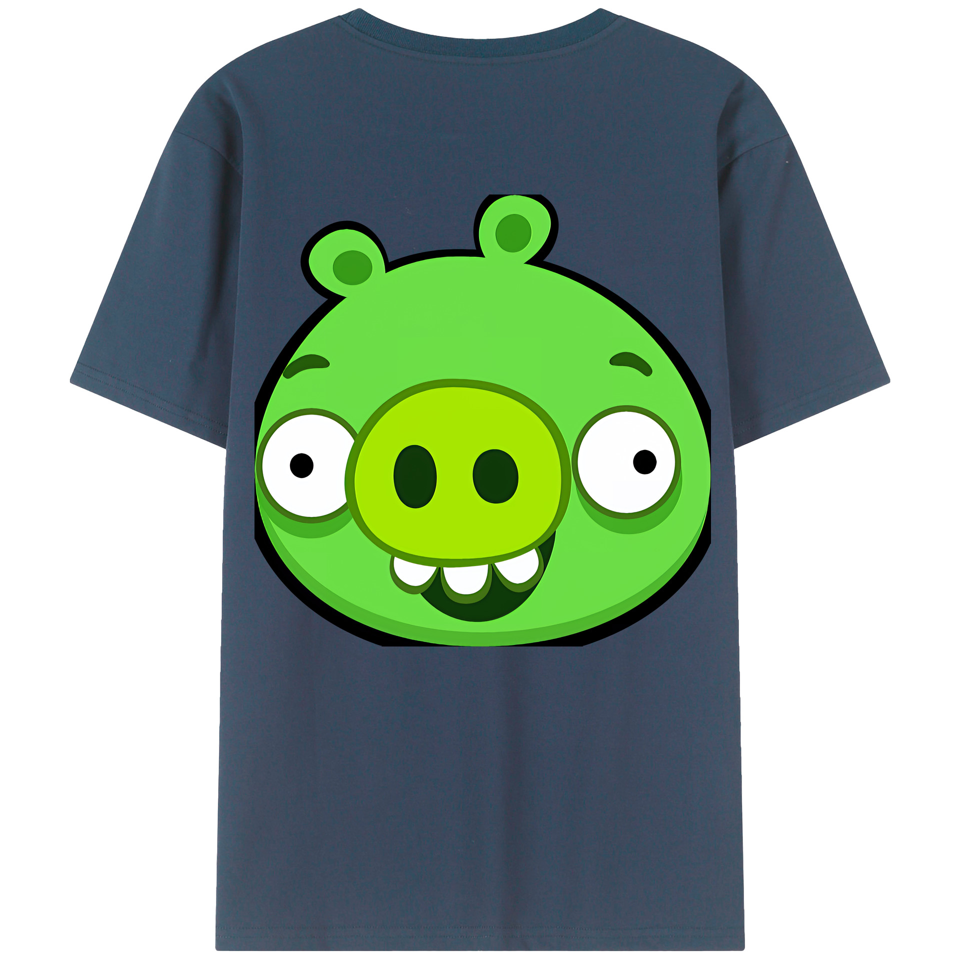 （画像用） Angry Birds アングリーバード 綿100％半袖Tシャツ（背面プリント）