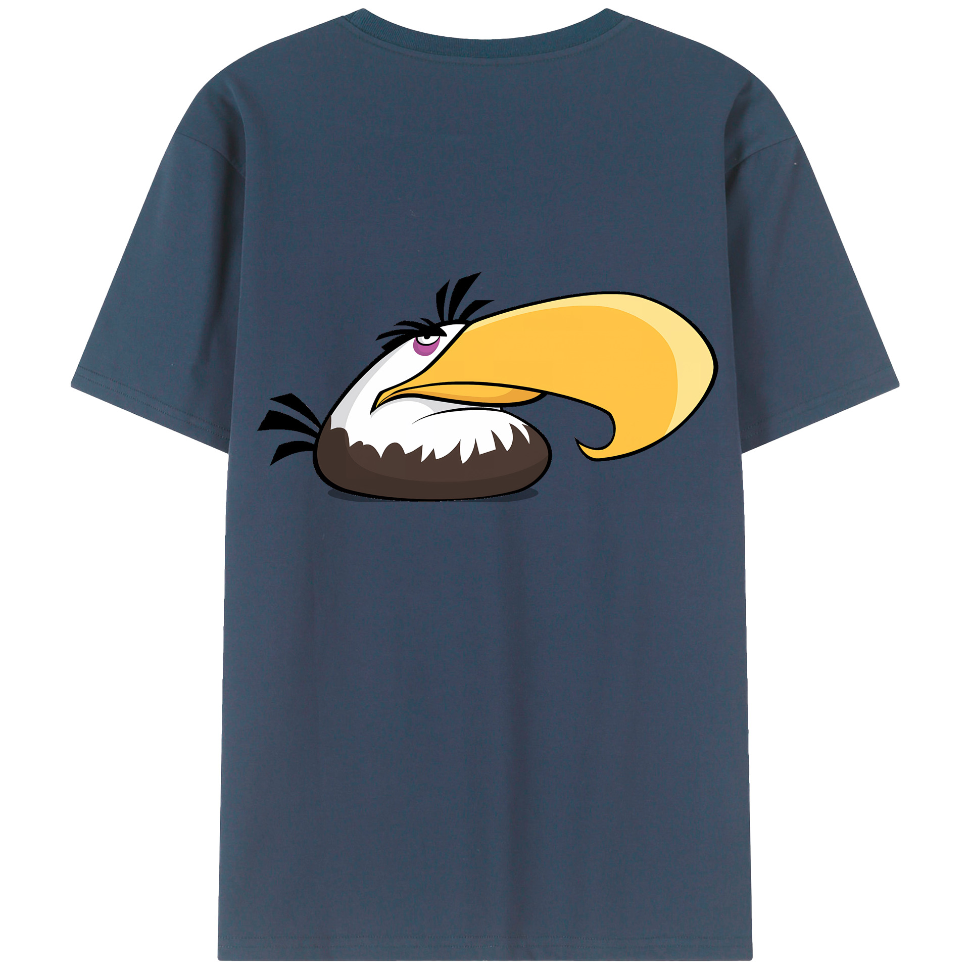（画像用） Angry Birds アングリーバード 綿100％半袖Tシャツ（背面プリント）