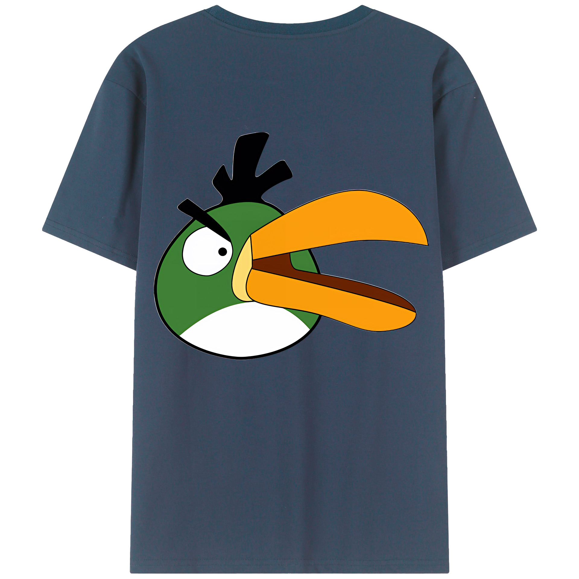 （画像用） Angry Birds アングリーバード 綿100％半袖Tシャツ（背面プリント）