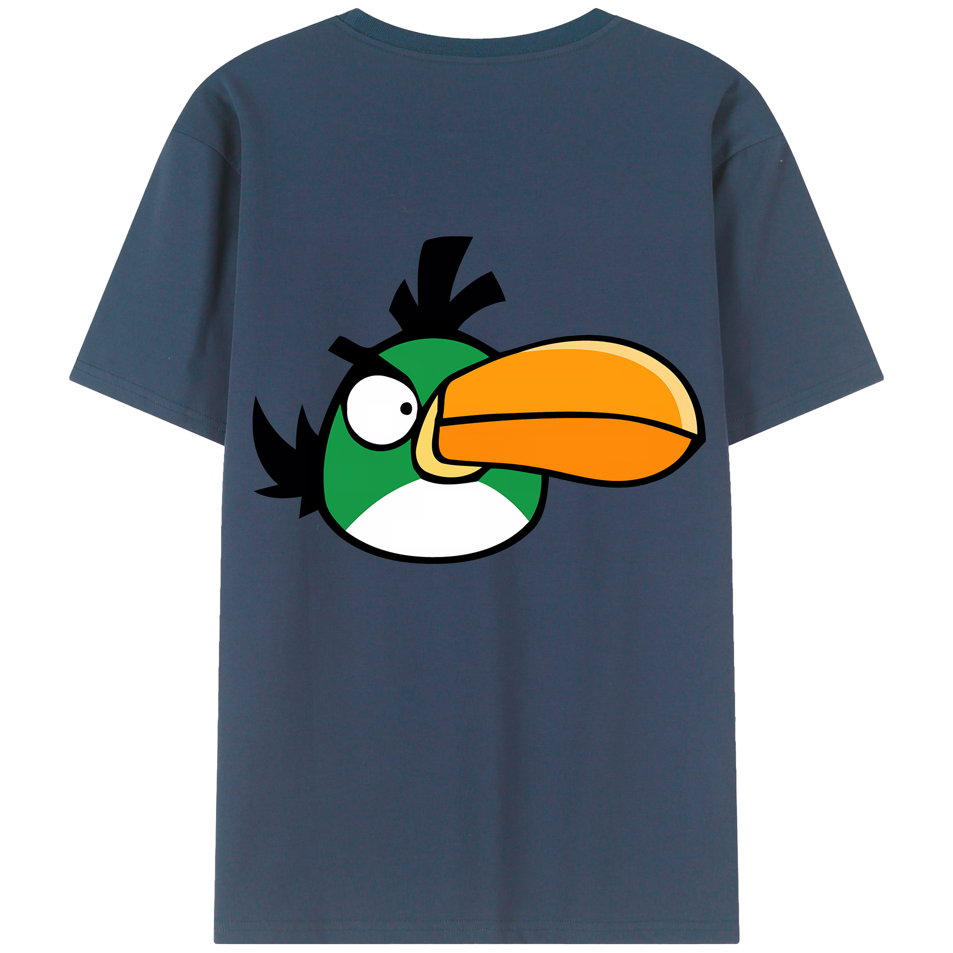 （画像用） Angry Birds アングリーバード 綿100％半袖Tシャツ（背面プリント）
