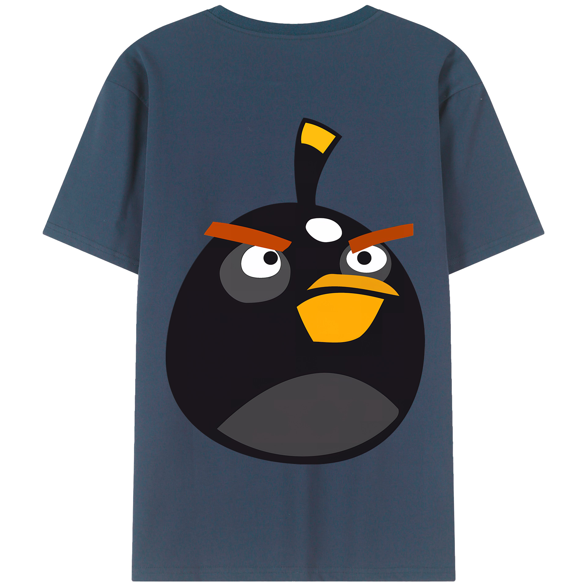 （画像用） Angry Birds アングリーバード 綿100％半袖Tシャツ（背面プリント）