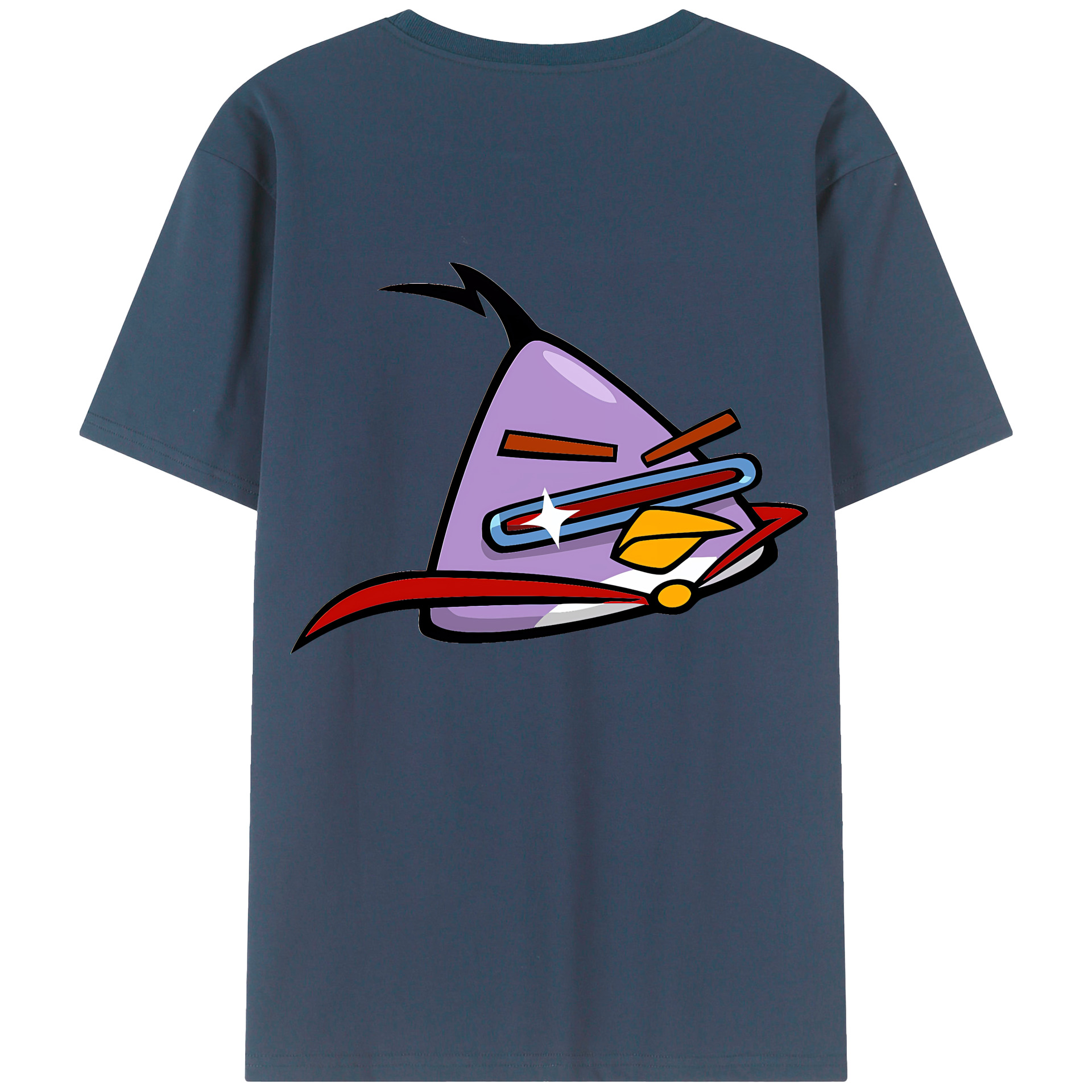 （画像用） Angry Birds アングリーバード 綿100％半袖Tシャツ（背面プリント）